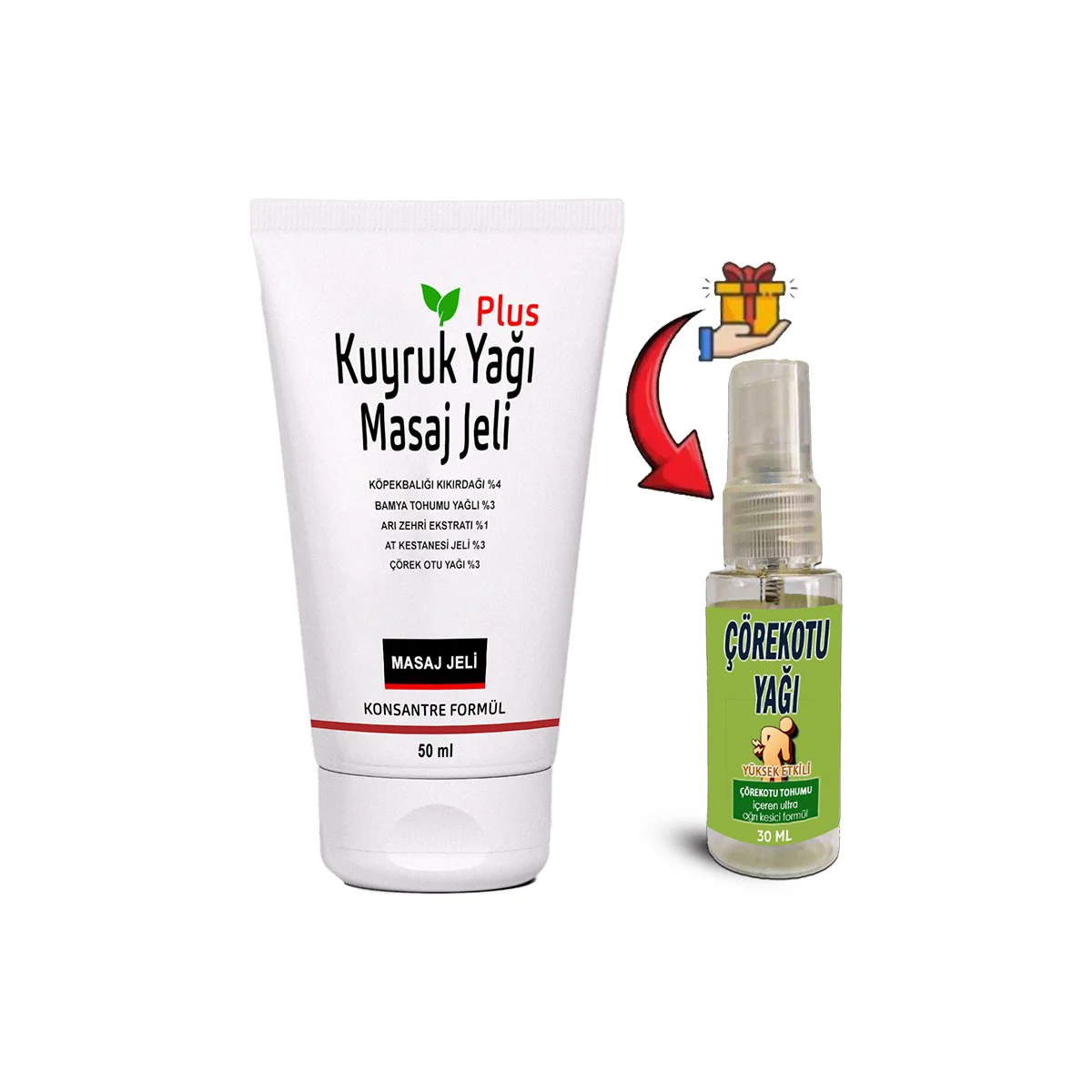 Kuyruk Yağı Masaj Jeli Plus 50 ml - Konsantre Formül + Çörek Otu Yağı Fiyatı, Yorumları ve Özellikleri