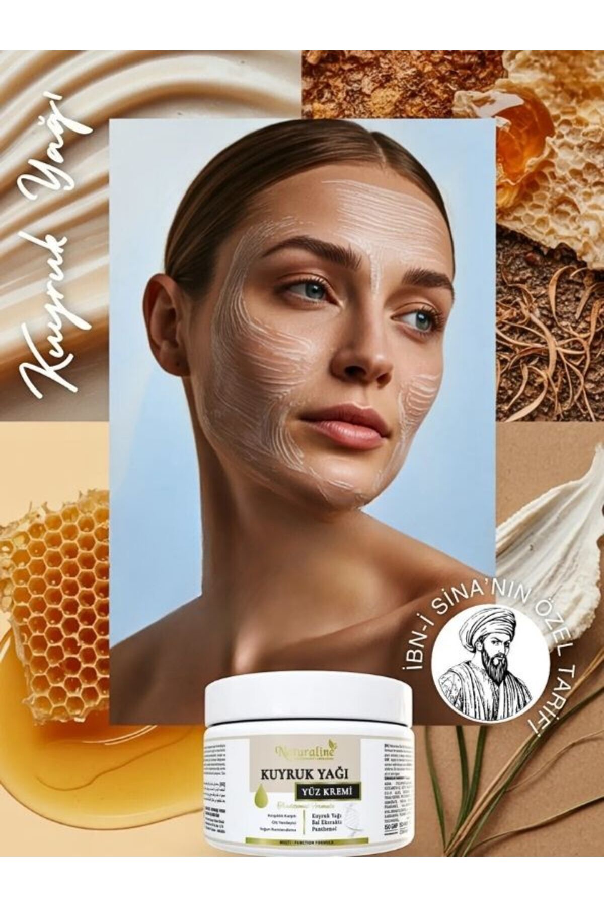 Aleyna Baharat Kuyruk Yağı Yüz Kremi 100 Ml