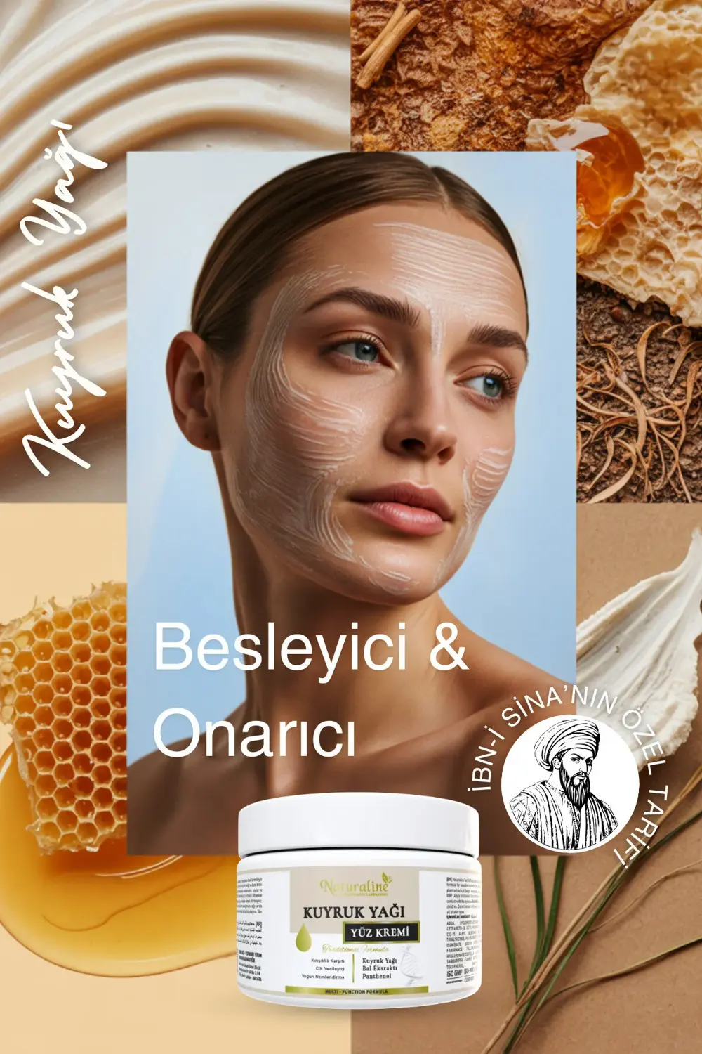 Kuyruk Yağı Yüz Kremi 100ml