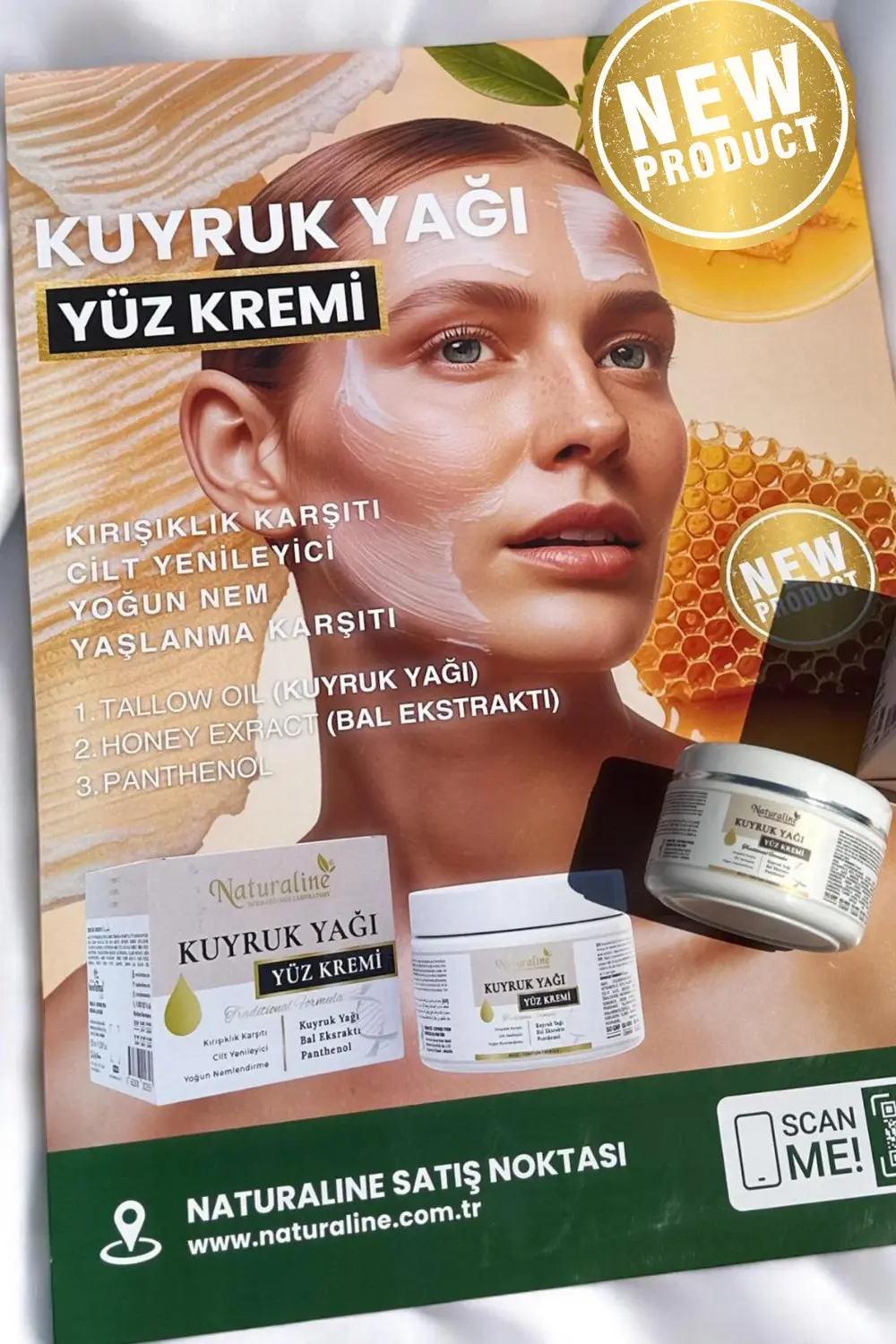 Kuyruk Yağı Yüz Kremi 100ml