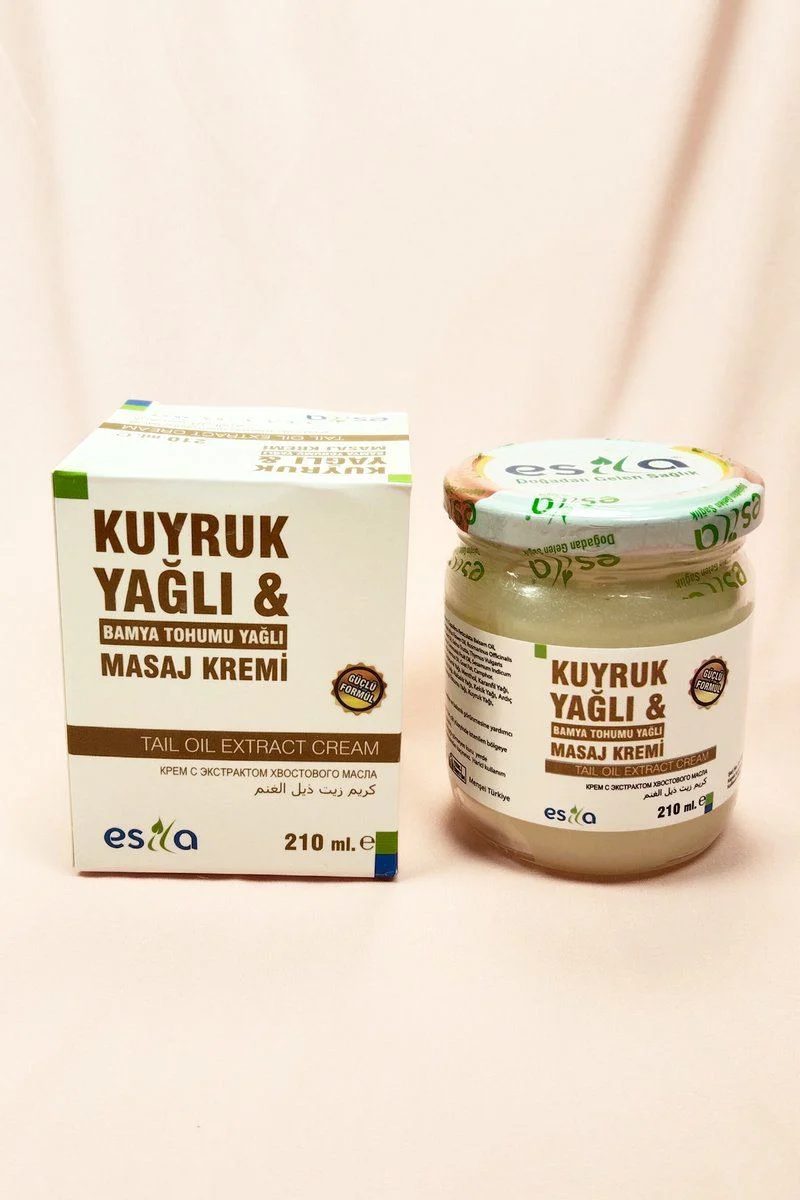 Kuyruk Yağlı Masaj Kremi 210ml – Bamya Tohumlu Doğal Ağrı Kesici Fiyatı, Yorumları ve Özellikleri