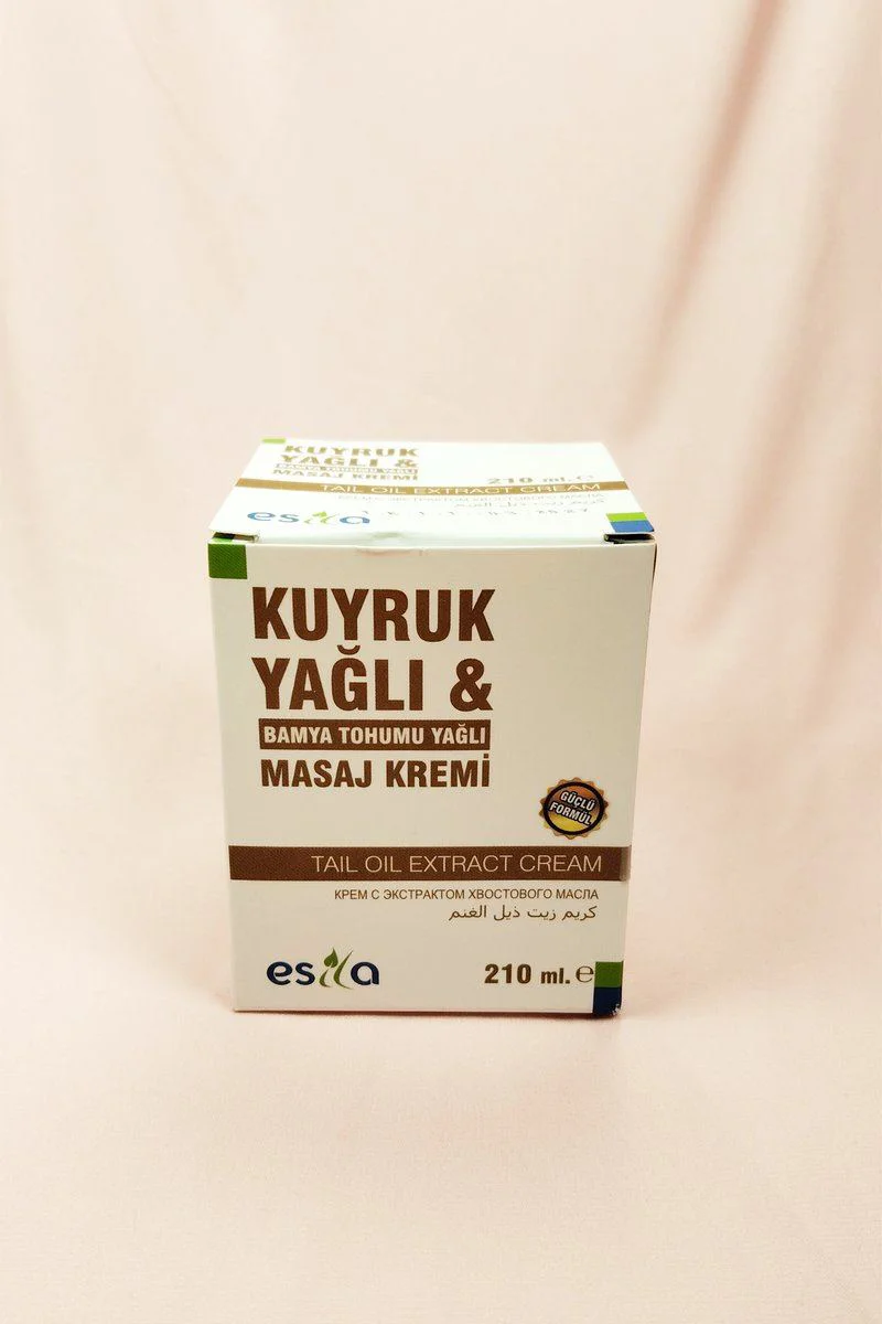 Kuyruk Yağlı Masaj Kremi 210ml – Bamya Tohumlu Doğal Ağrı Kesici Fiyatı, Yorumları ve Özellikleri