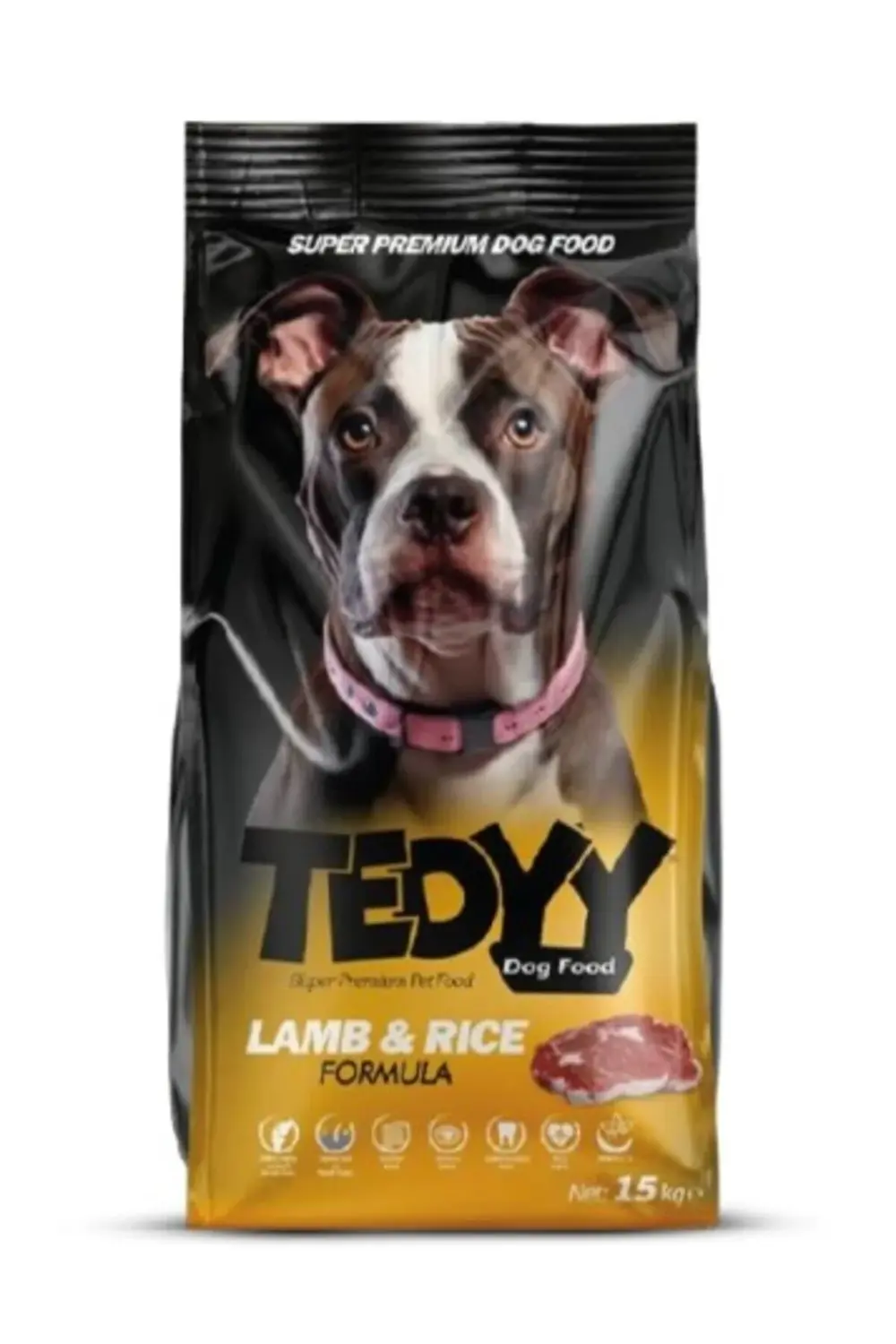 Kuzu Etli Pirinçli Yetişkin Köpek Maması 15 Kg