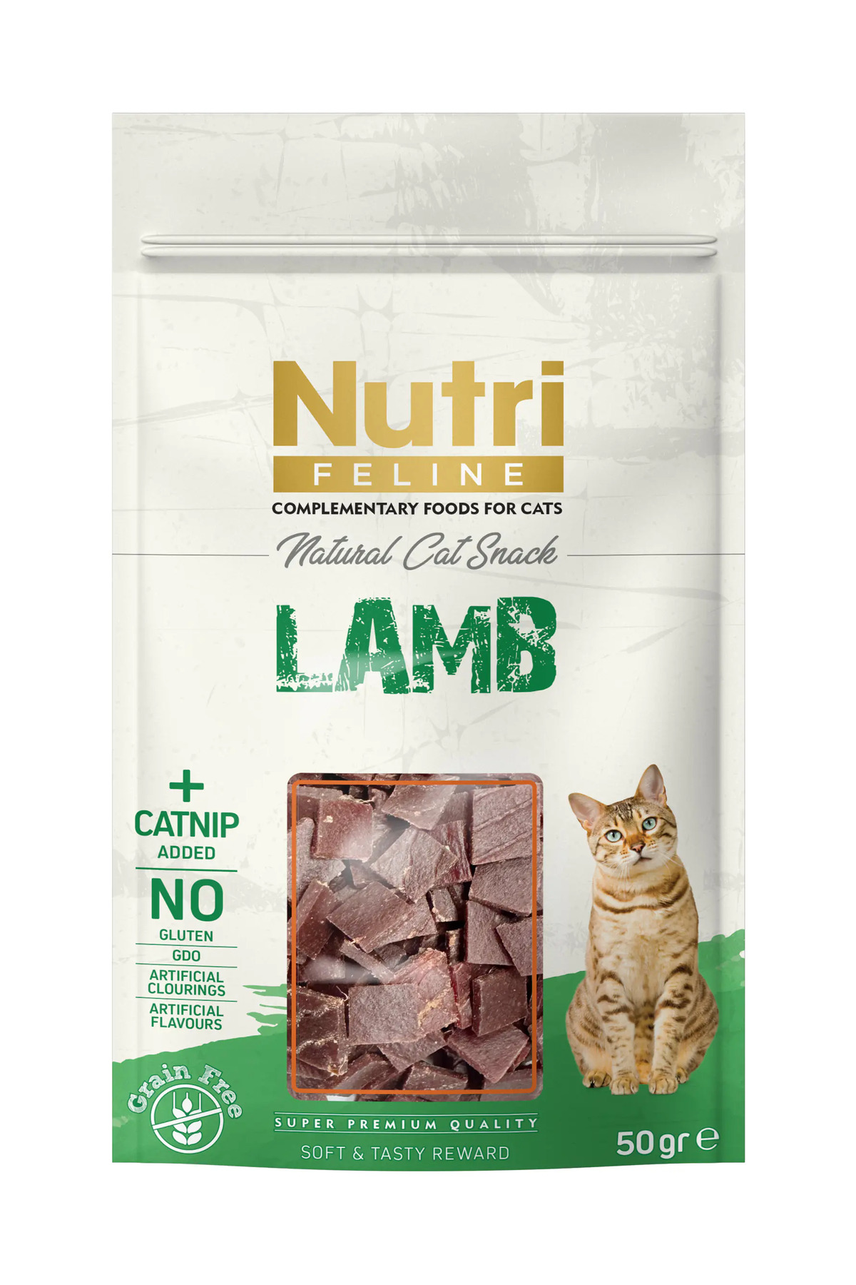 Kuzu Etli Tahılsız Kedi Ödülü 50 Gr