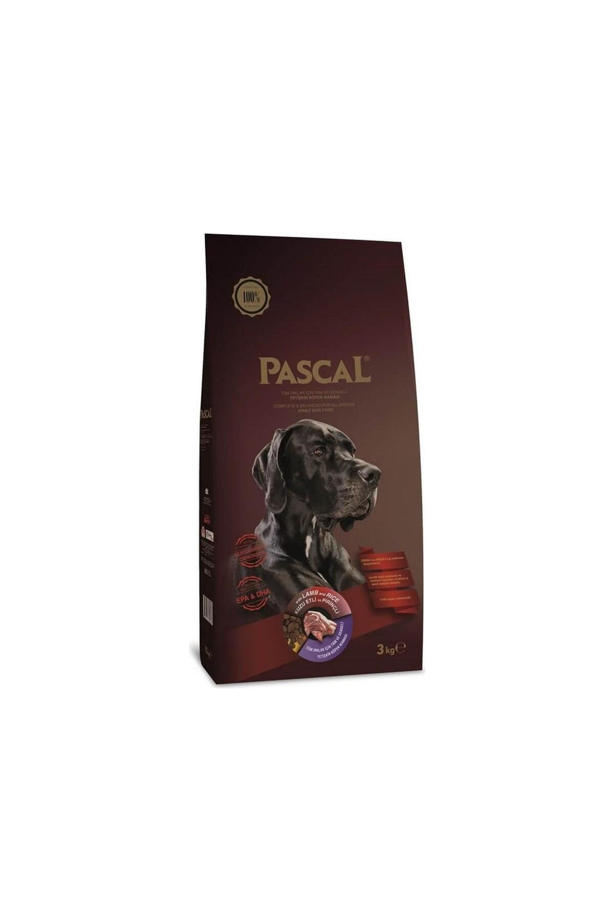 Pascal Kuzu Etli Ve Pirinçli Yetişkin Köpek Mamasi 3 Kg
