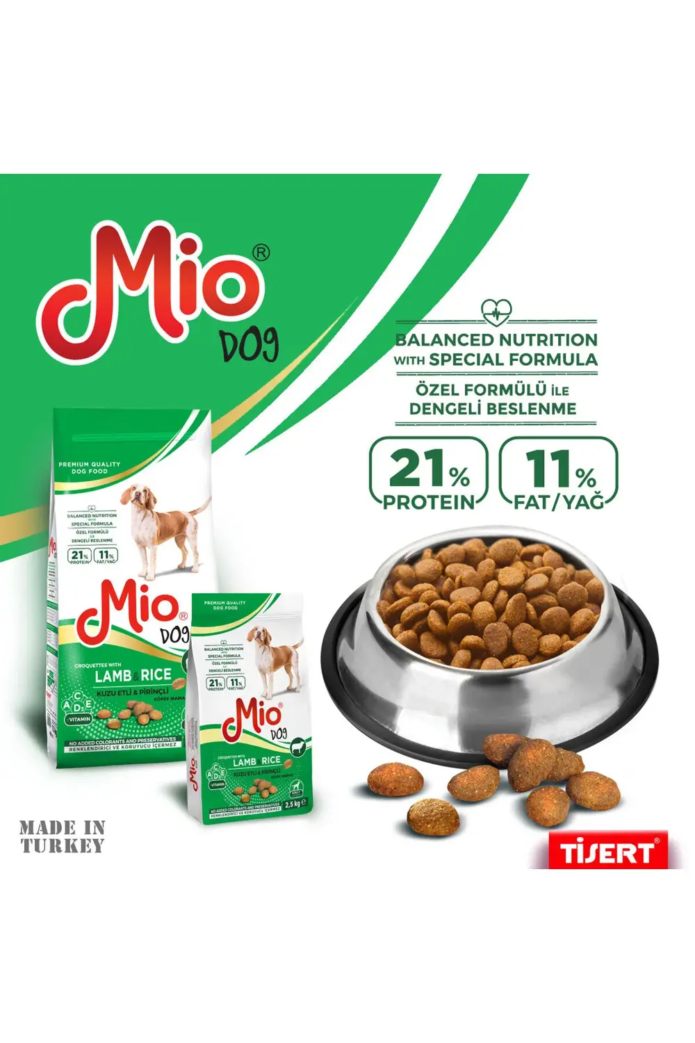 Kuzu Etli Ve Pirinçli Yetişkin Köpek Maması 2,5 kg