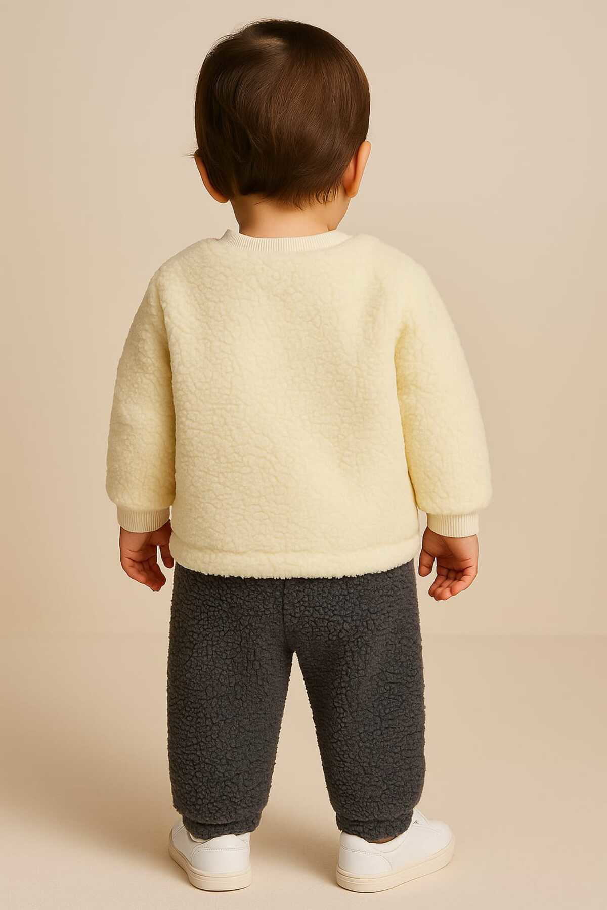 Oz Baby Kuzu Peluş Kışlık Unisex Bebek Takım Kız Ve Erkek Çocuk Welsoft K