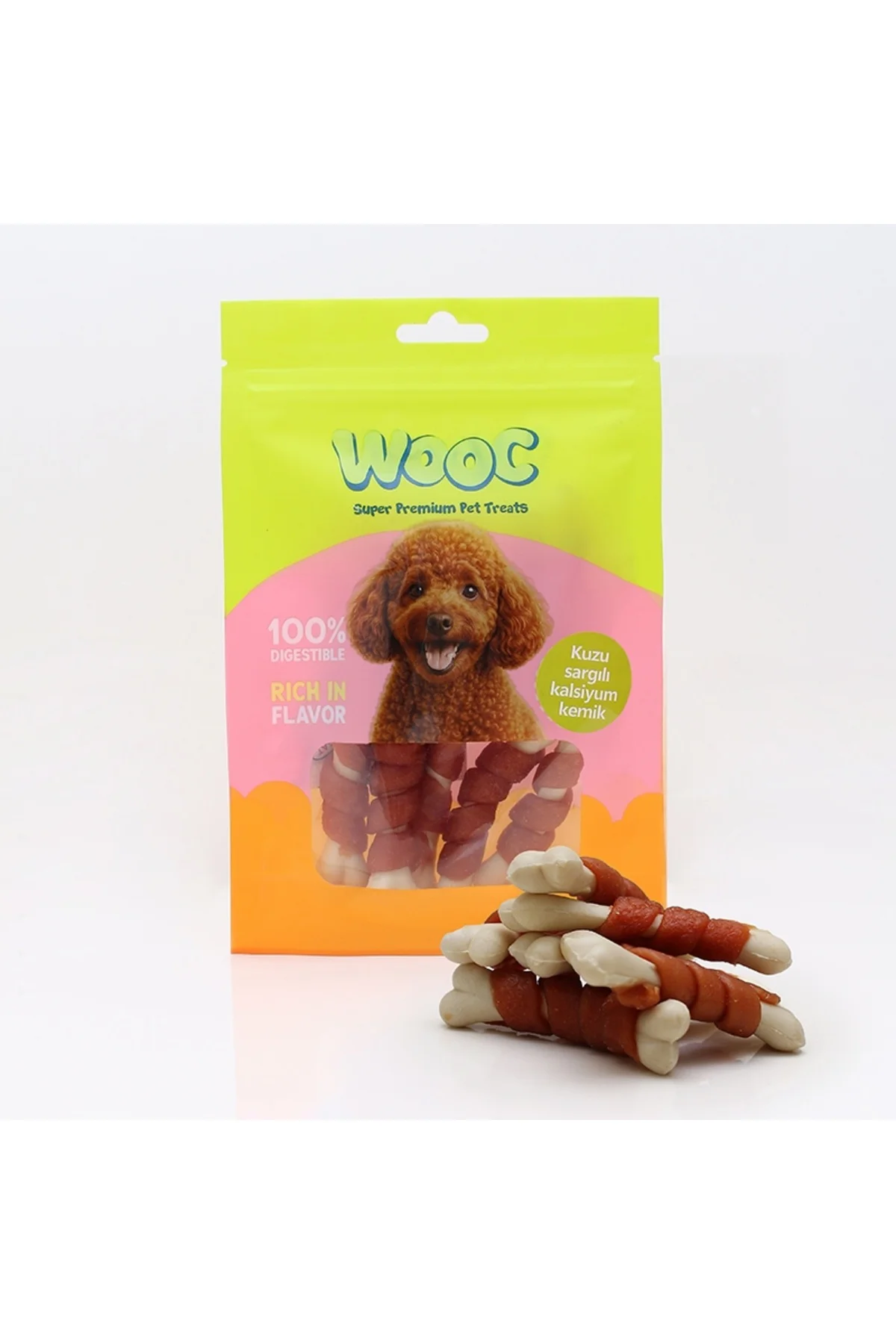 Kuzu Sargılı Köpek Ödül Çubuğu 80gr