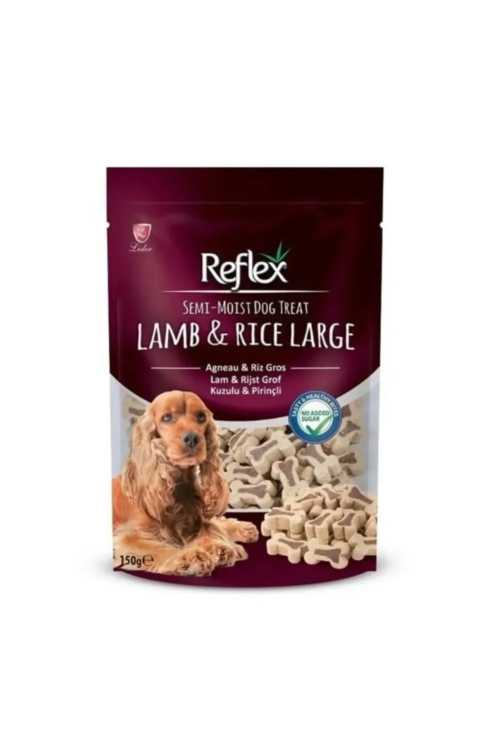 Kuzu ve Pirinçli Large Yarı Yumuşak Köpek Ödül Maması 150 Gr