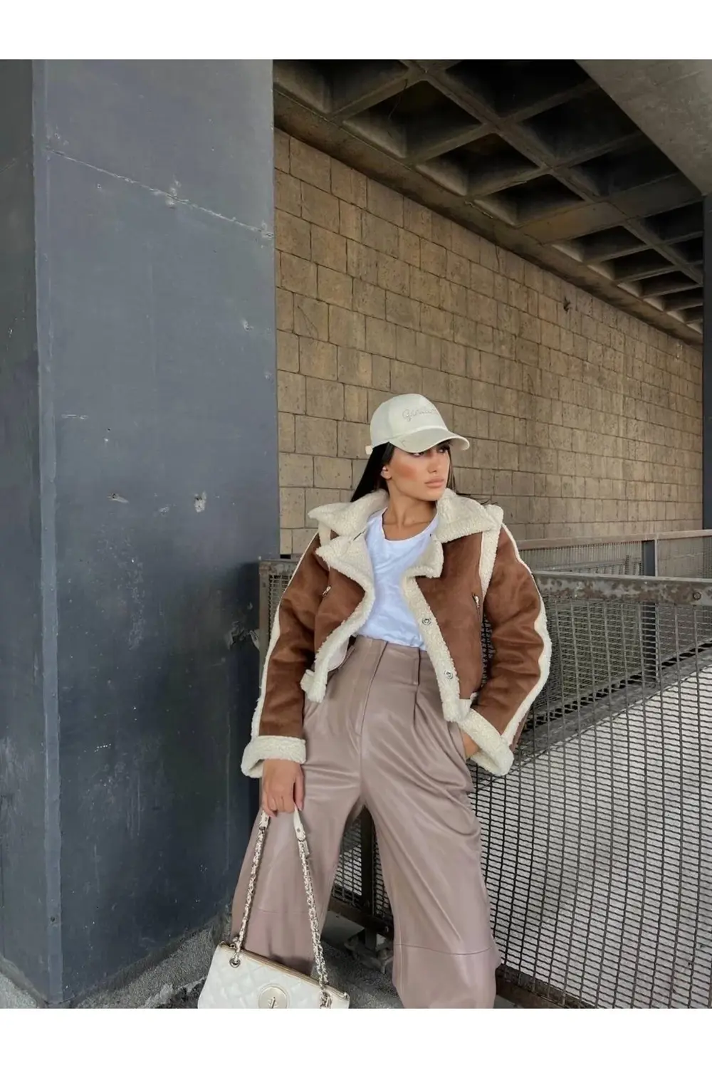 KUZU YUMOŞ KAPLAMA TAK ÇIKAR KOL CROP NUBUK KABAN