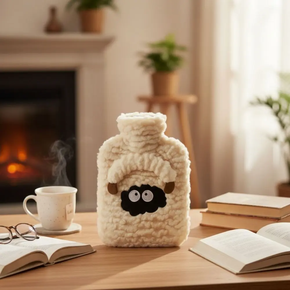 Kuzucuk Figürlü Peluş Sıcak Su Torbası 1 Lt – Yumuşak Kılıf, Uzun
