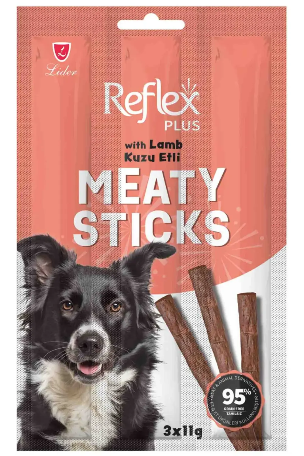Reflex Kuzulu Çubuk Yetişkin Köpek Ödül Maması Meaty Sticks 3X11gr - 12