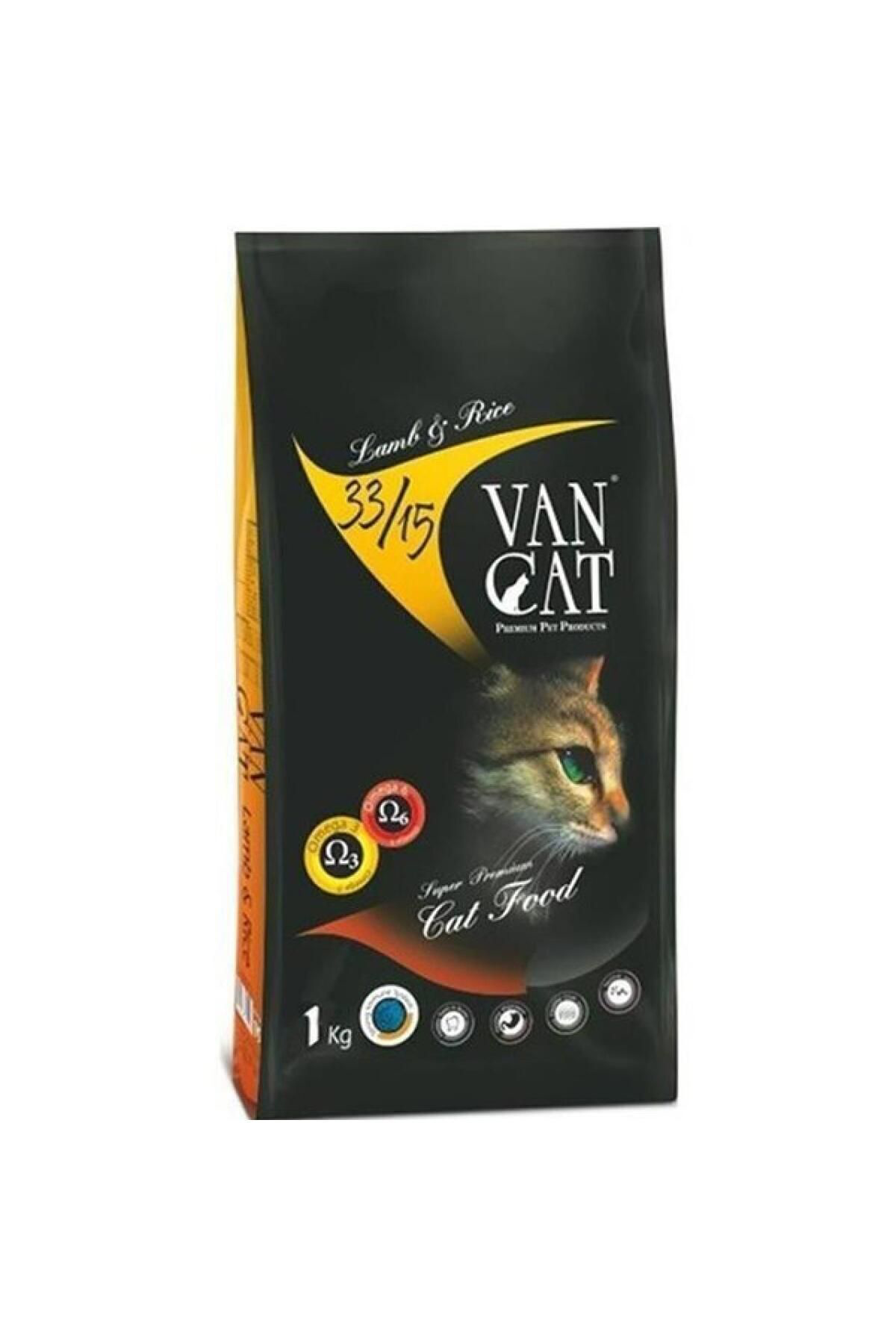 Vancat Kuzulu Pirinçli Yetişkin Kedi Maması 1 Kg