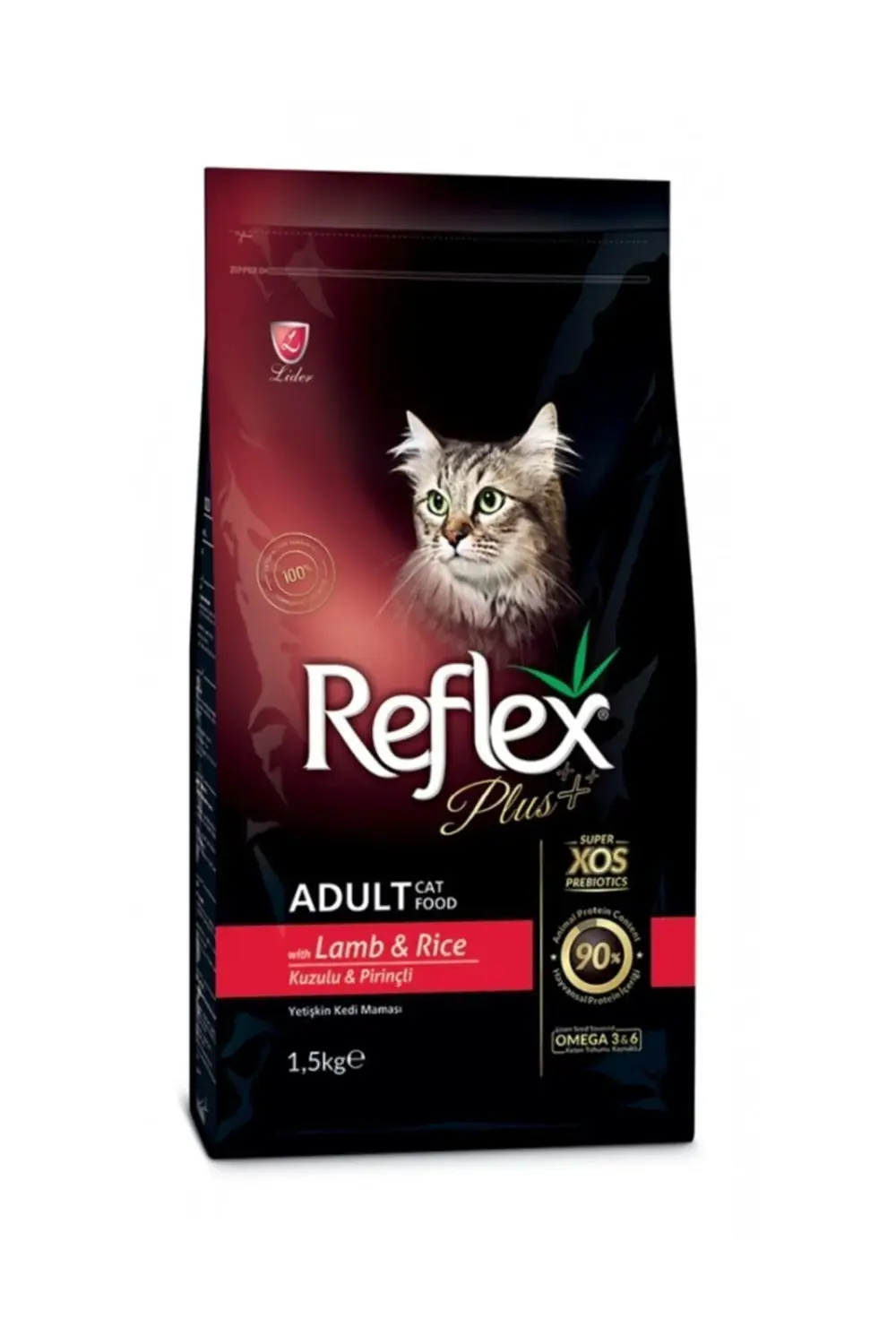 Kuzulu & Pirinçli Yetişkin Kedi Maması 1,5 kg.