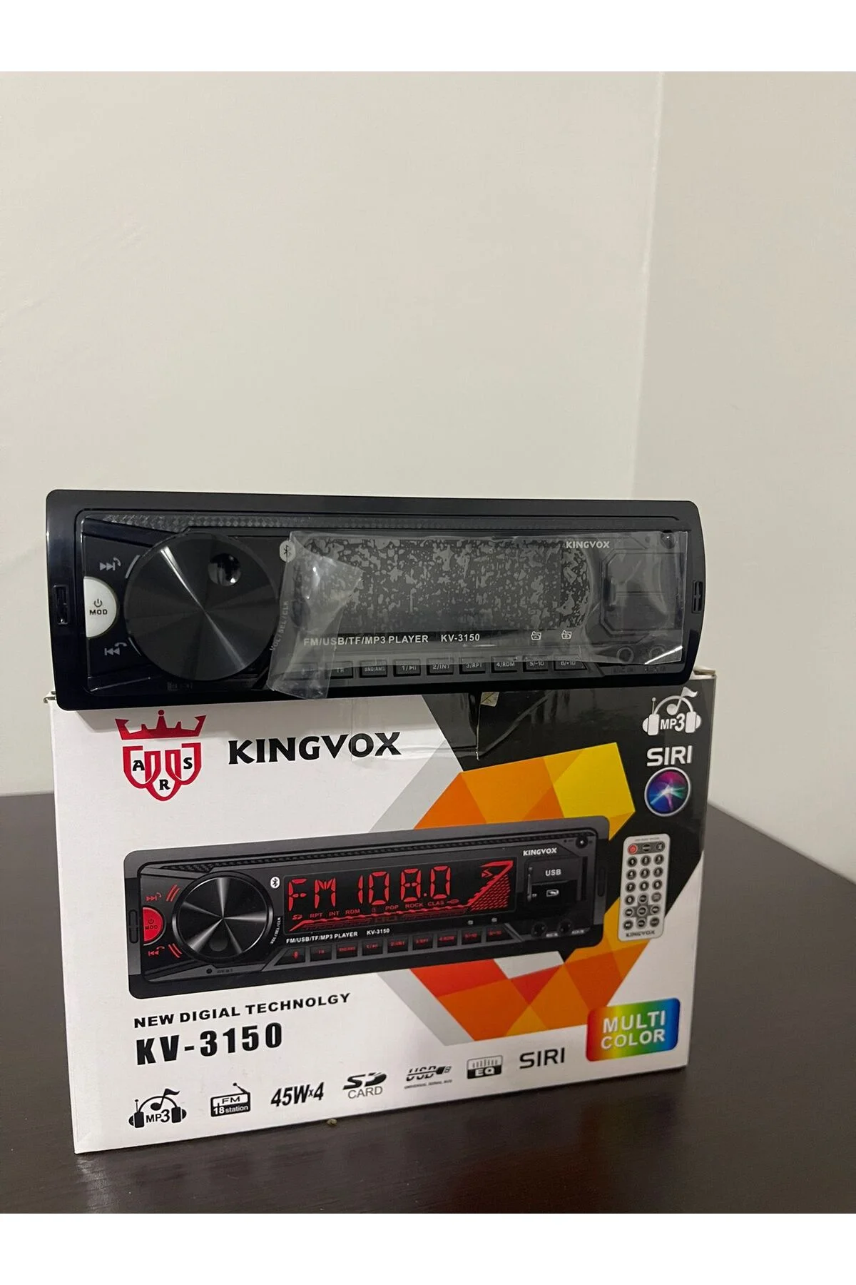 KV-3150 BT USB SD AUX EQ RENK DEĞİŞTİREBİLEN OTO TEYP KV-3150 BT USB SD AUX EQ RENK DEĞİŞTİREBİLEN OTO TEYP