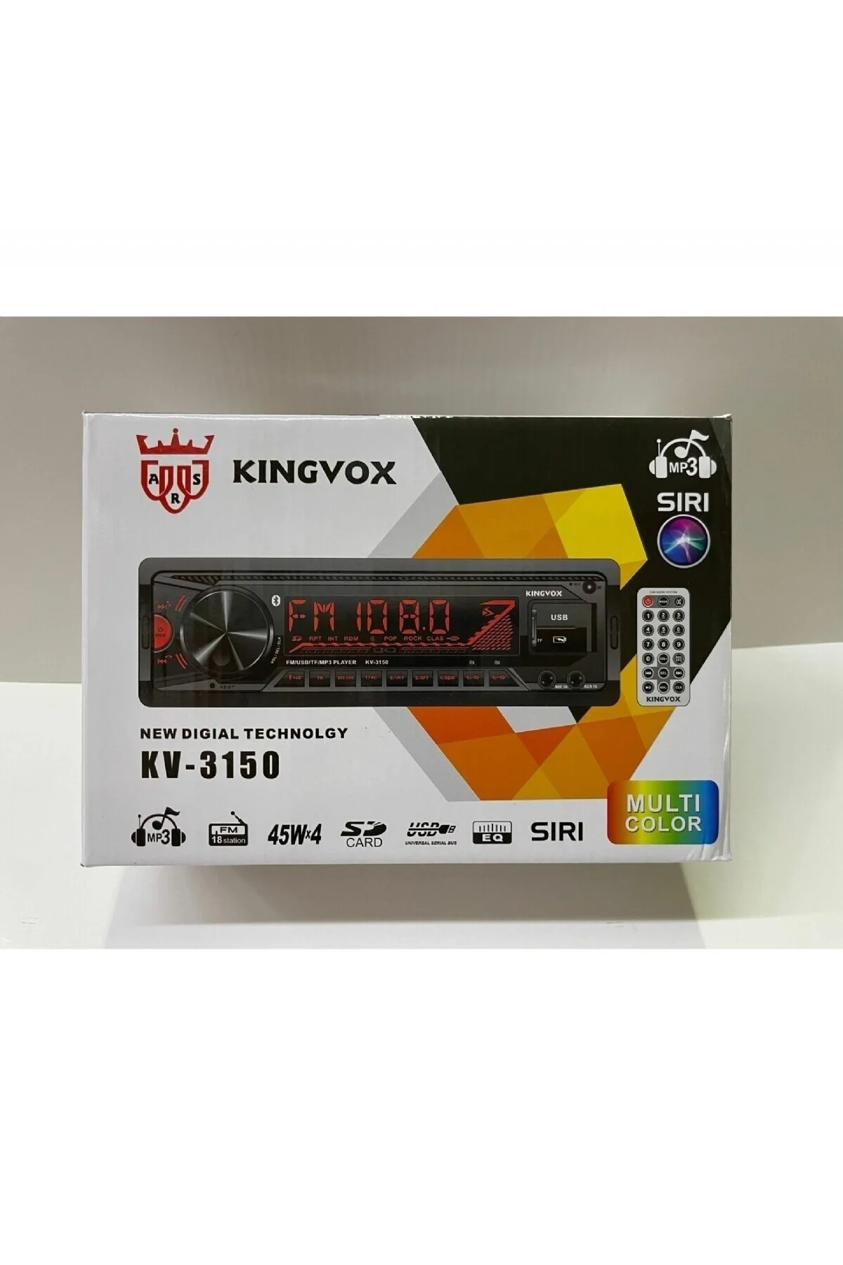 KV-3150 BT USB SD AUX EQ RENK DEĞİŞTİREBİLEN OTO TEYP KV-3150 BT USB SD AUX EQ RENK DEĞİŞTİREBİLEN OTO TEYP