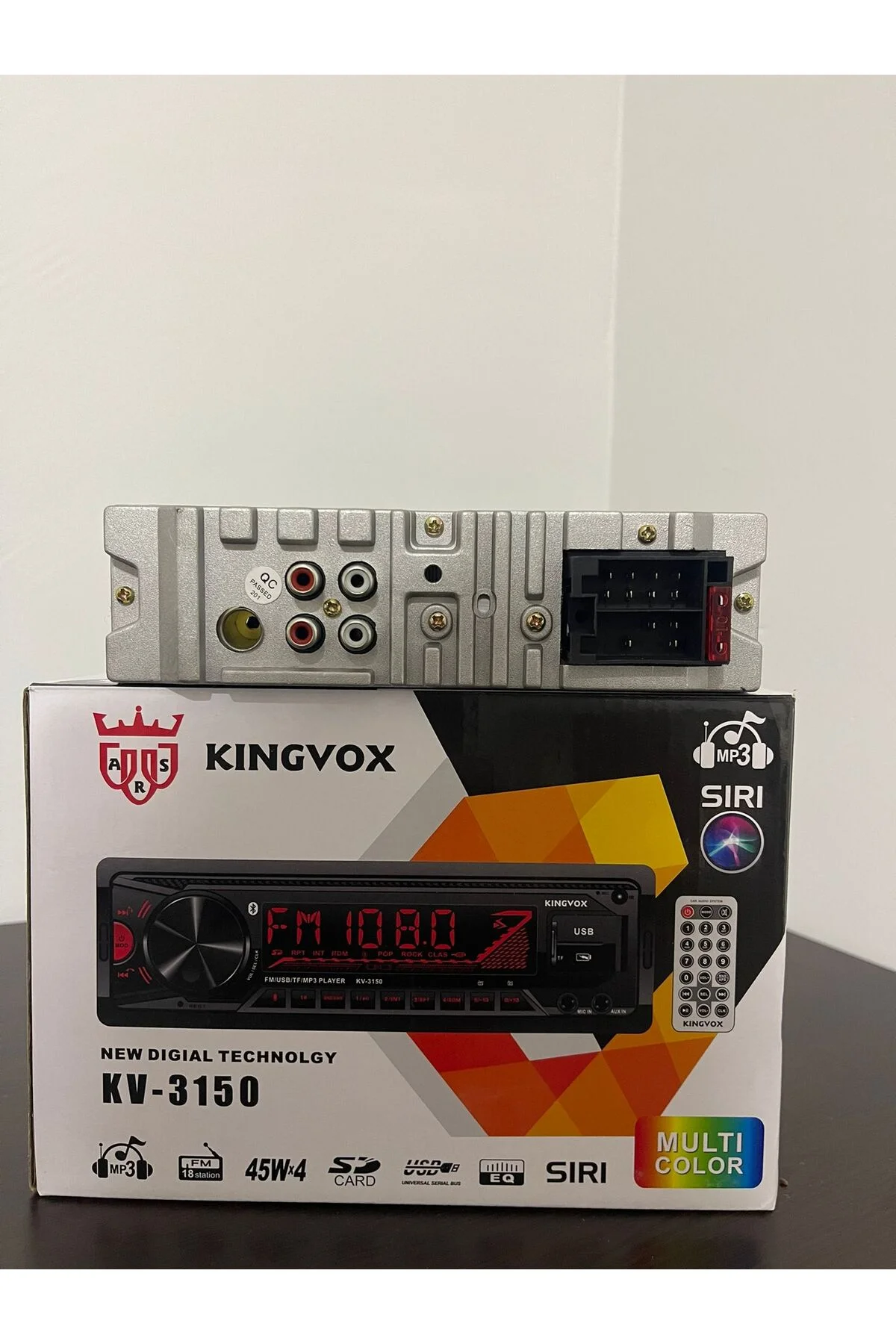 KV-3150 BT USB SD AUX EQ RENK DEĞİŞTİREBİLEN OTO TEYP KV-3150 BT USB SD AUX EQ RENK DEĞİŞTİREBİLEN OTO TEYP