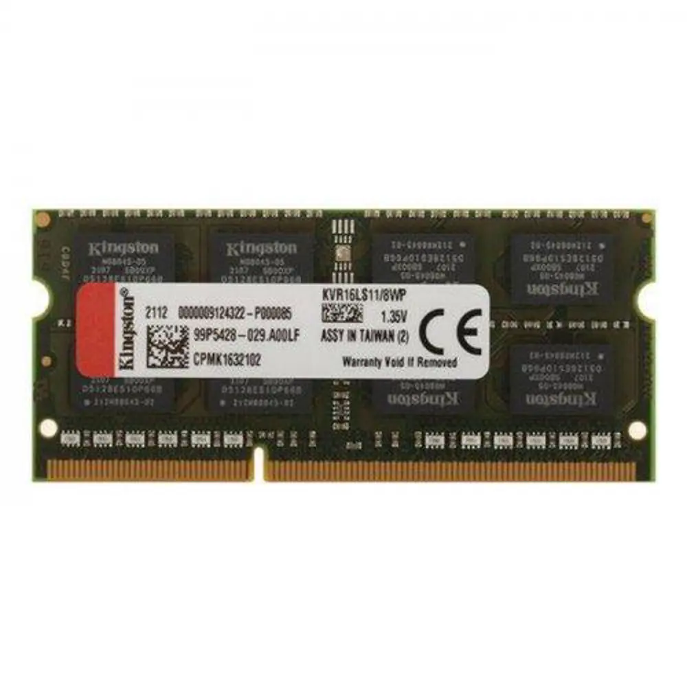 KVR16LS11/8WP 8GB DDR3 1600MHz 1.35V So-Dimm
