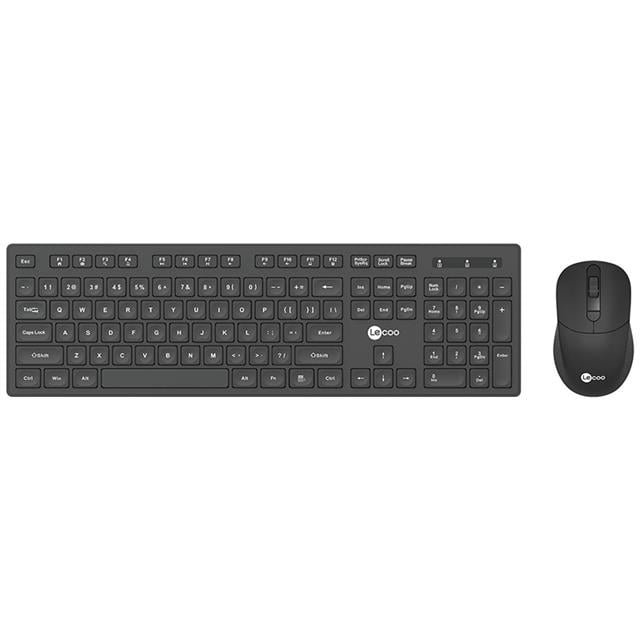 KW201 Kablosuz Q Klavye - Mouse Set Siyah (4741) KW201 Kablosuz Q Klavye - Mouse Set Siyah (4741)