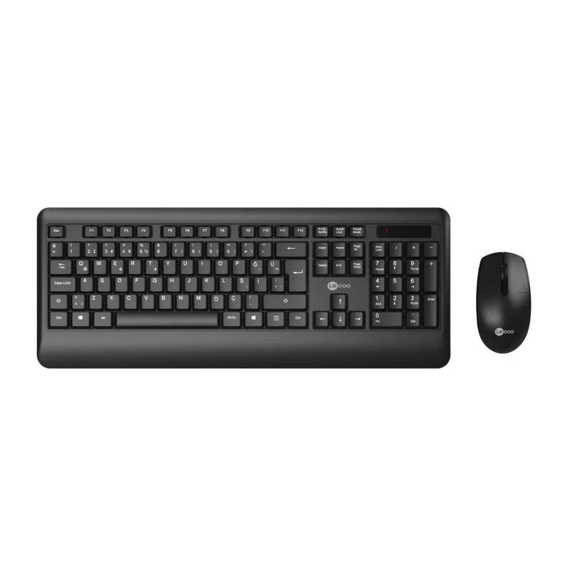 Lecoo Kw202 Kablosuz Siyah Q Klavye+Mouse