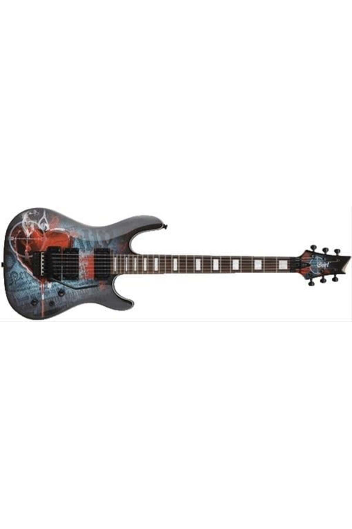 Cort Kx5 Fr Tf Bk Floyd Rose Katana Elektro Gitar