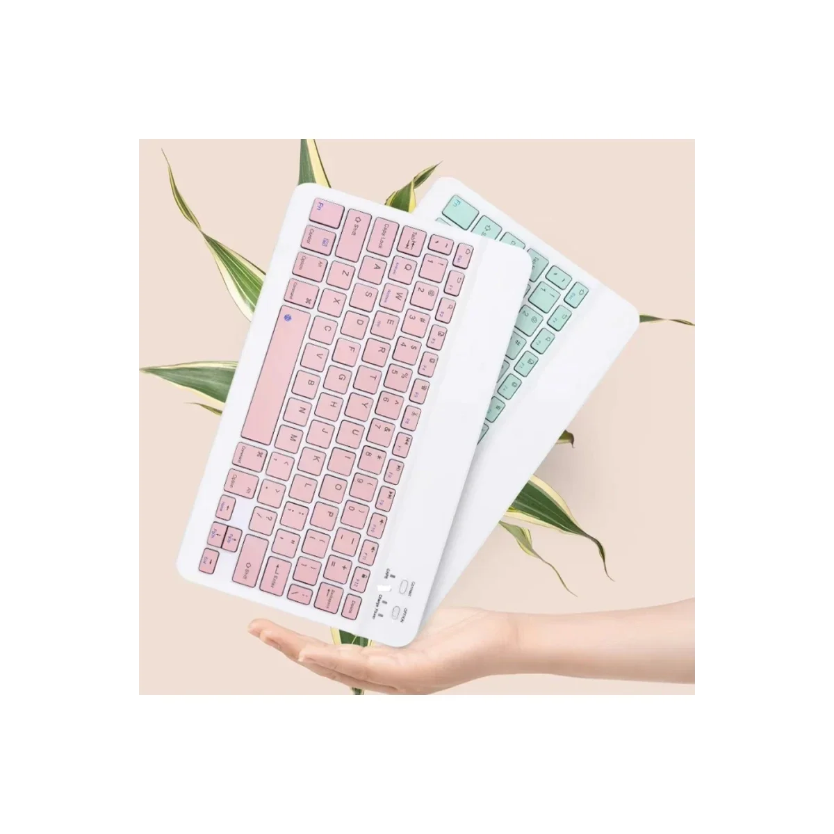 KYB71 Kablosuz Türkçe Q Klavye Mouse Set - Pembe