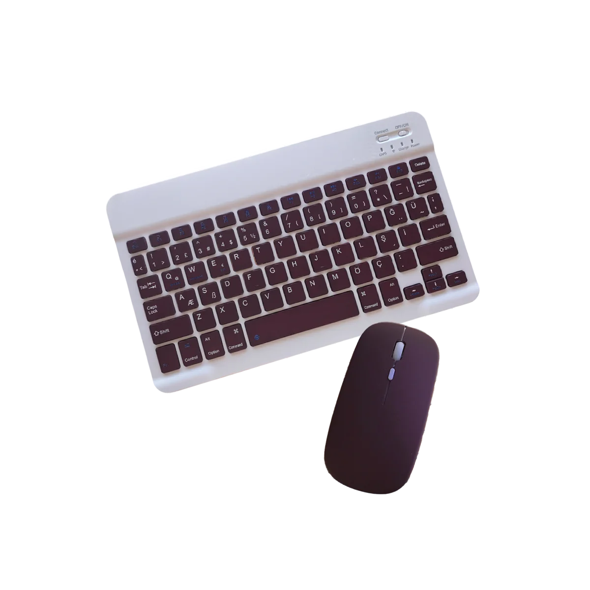 KYB71 Kablosuz Türkçe Q Klavye Mouse Set - Bordo KYB71 Kablosuz Türkçe Q Klavye Mouse Set - Bordo