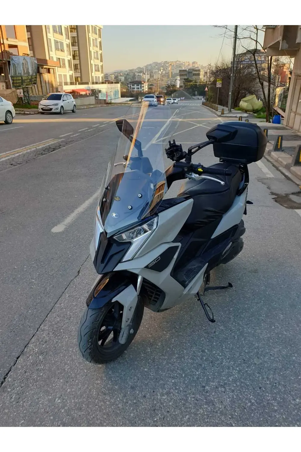Kymco Dink R 150 Ön Cam 2023 2024 Uyumlu Model 77cm Şeffaf Renkli