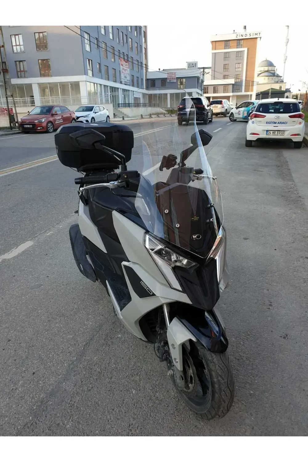 Kymco Dink R 150 Ön Cam 2023 2024 Uyumlu Model 77cm Şeffaf Renkli