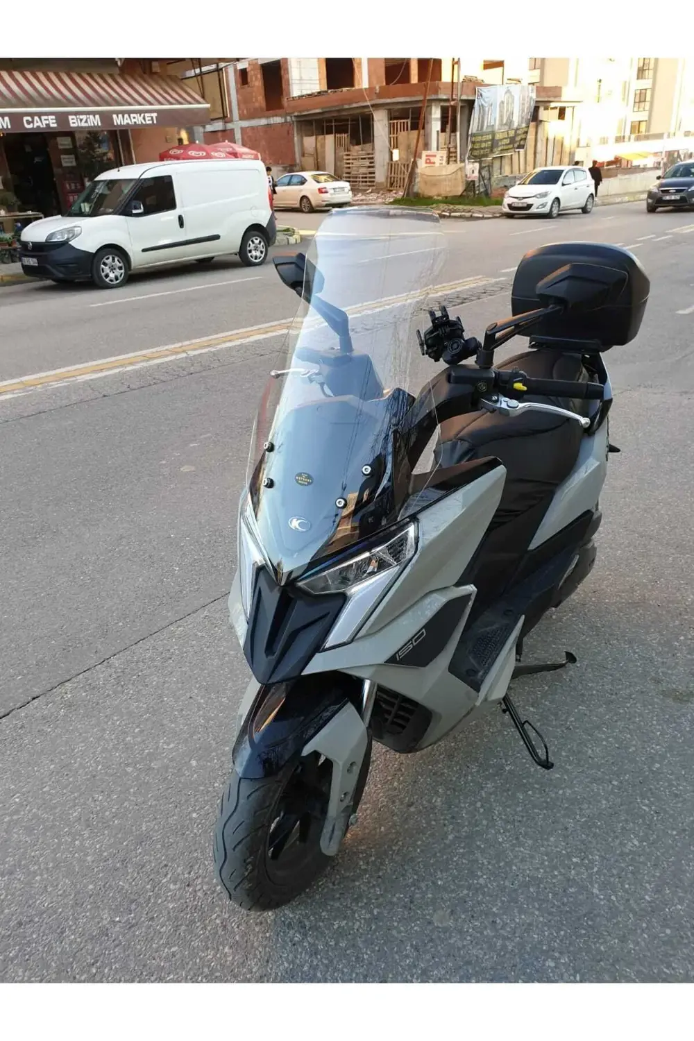 Kymco Dink R 150 Ön Cam 2023 2024 Uyumlu Model 77cm Şeffaf Renkli