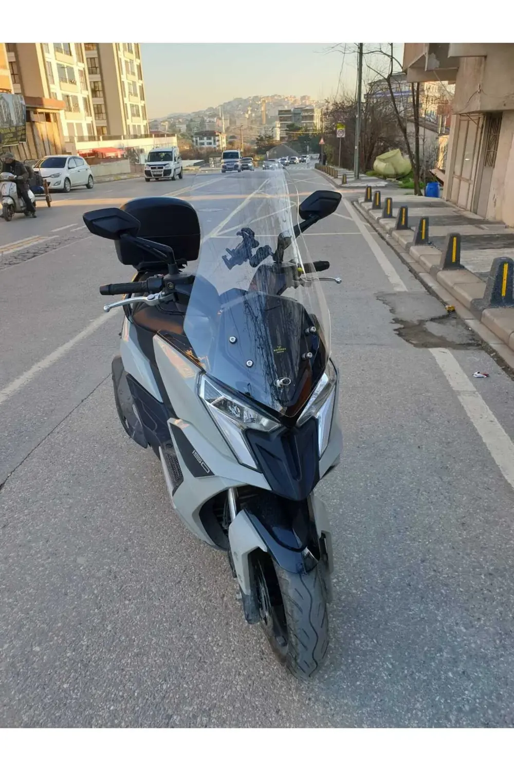 Kymco Dink R 150 Ön Cam 2023 2024 Uyumlu Model 77cm Şeffaf Renkli