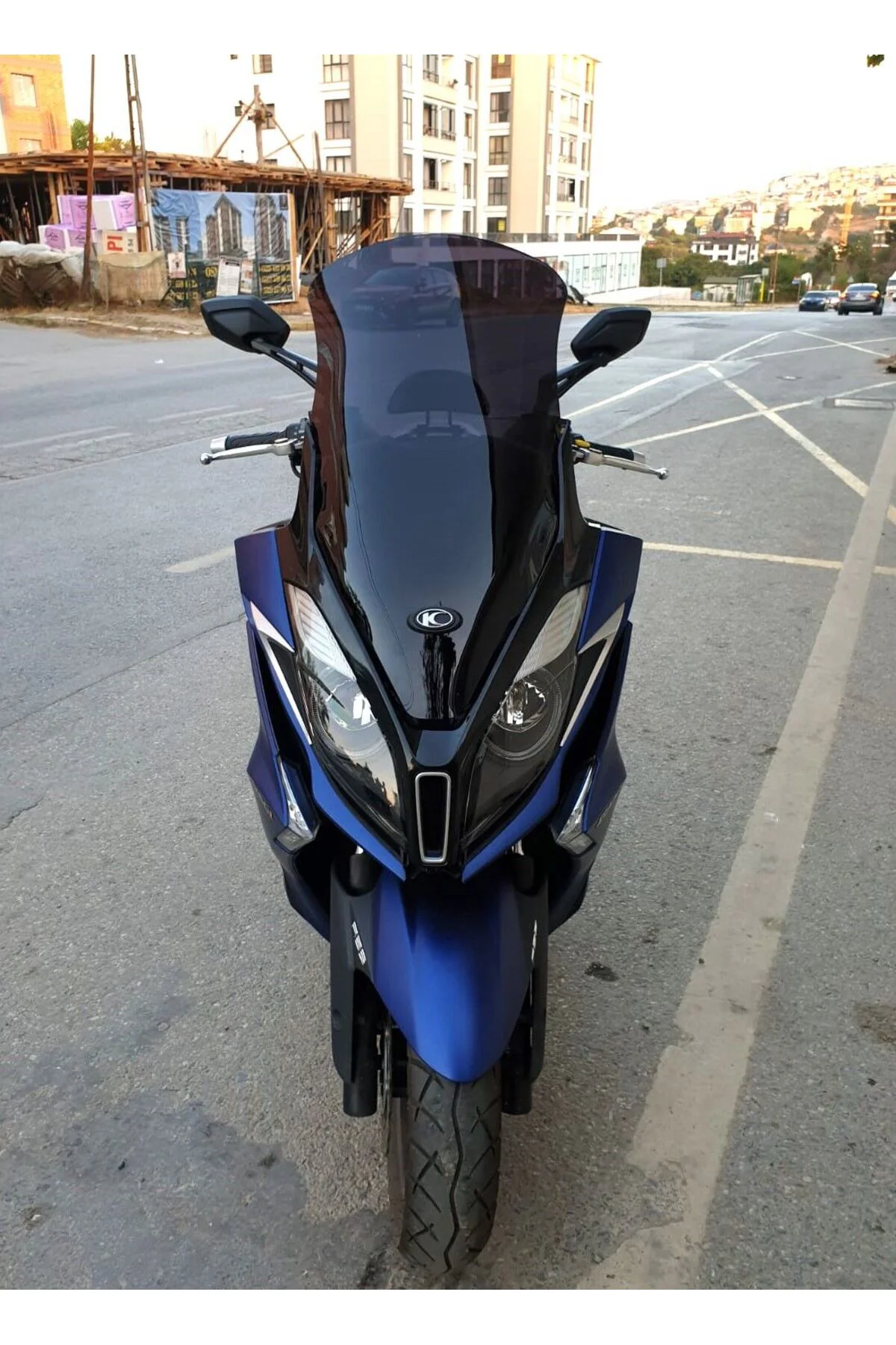 Kymco Downtown 250i Ön Cam 2016-2026-2026 Model 78cm Siyah Renkli