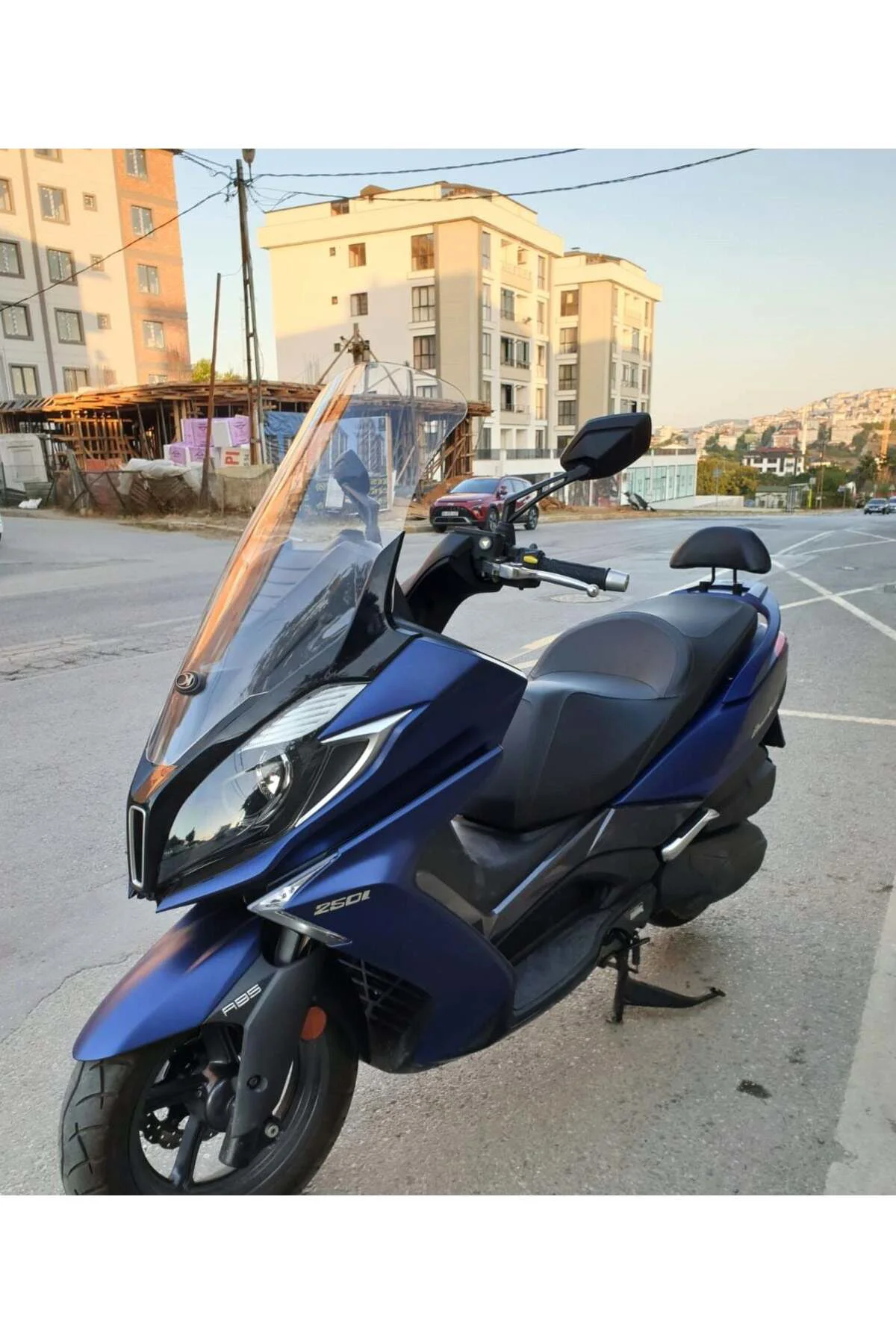 Kymco Downtown 250i Ön Cam 2016-2026-2026 Model 78cm Şeffaf Renkl