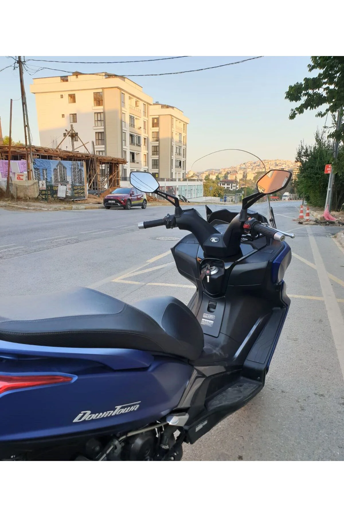 Kymco Downtown 250i Ön Cam 2016-2026-2026 Model 78cm Şeffaf Renkl