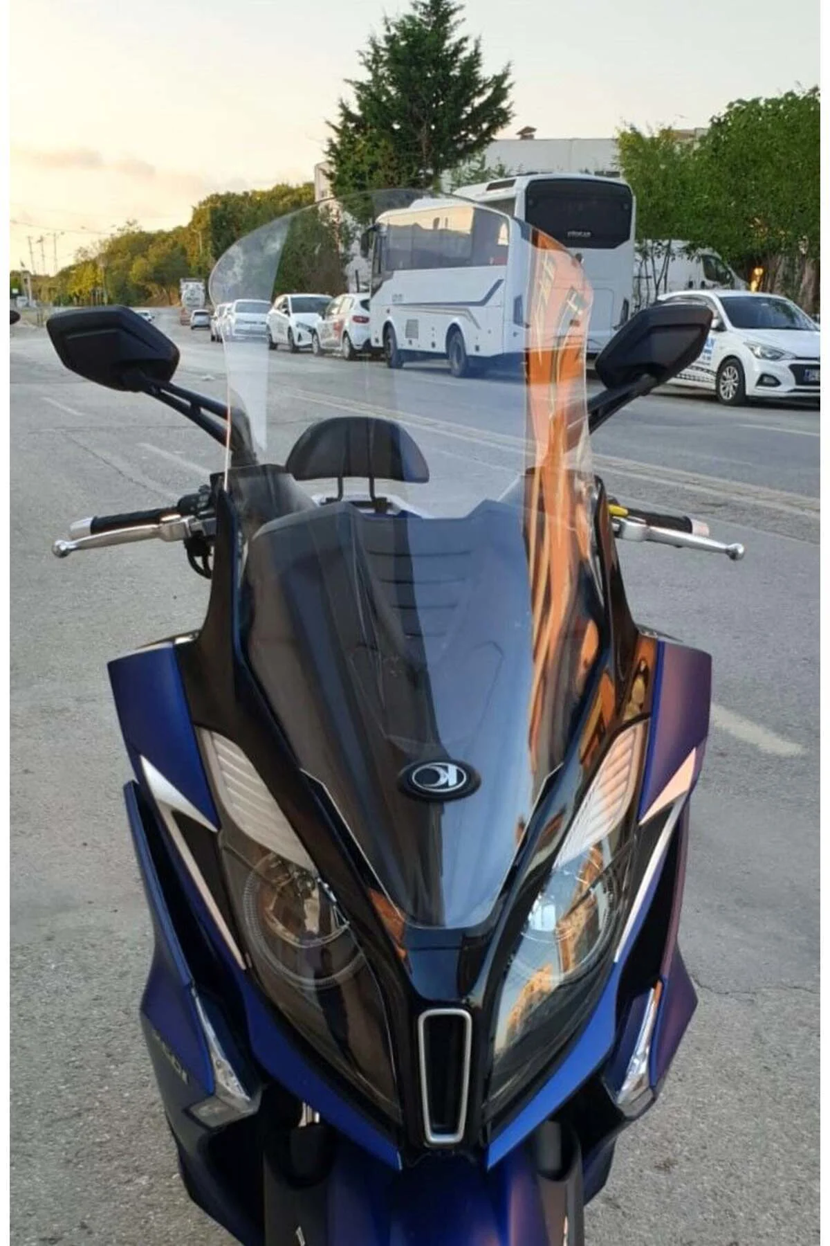 Kymco Downtown 250i Ön Cam 2016-2026-2026 Model 78cm Şeffaf Renkl