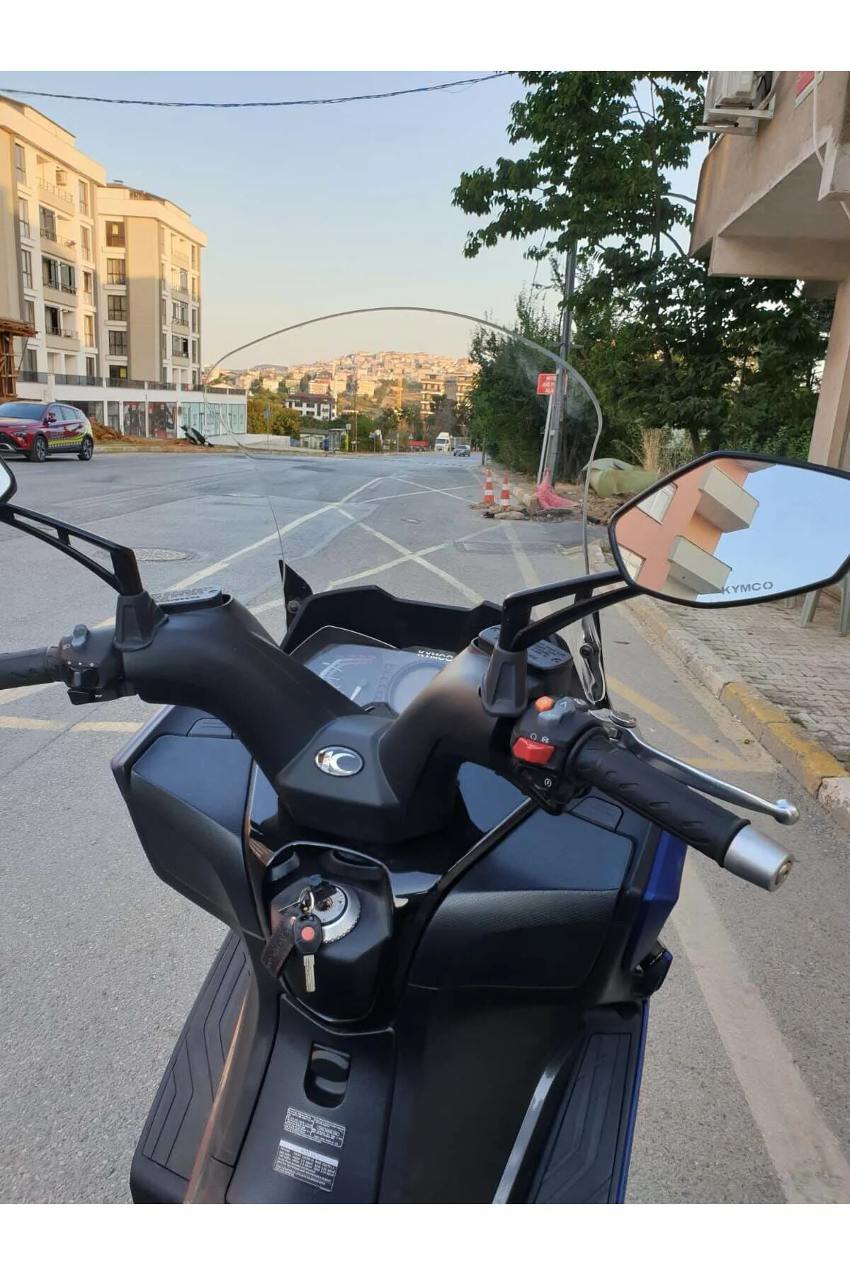 Kymco Downtown 250i Ön Cam 2016-2026-2026 Model 78cm Şeffaf Renkl