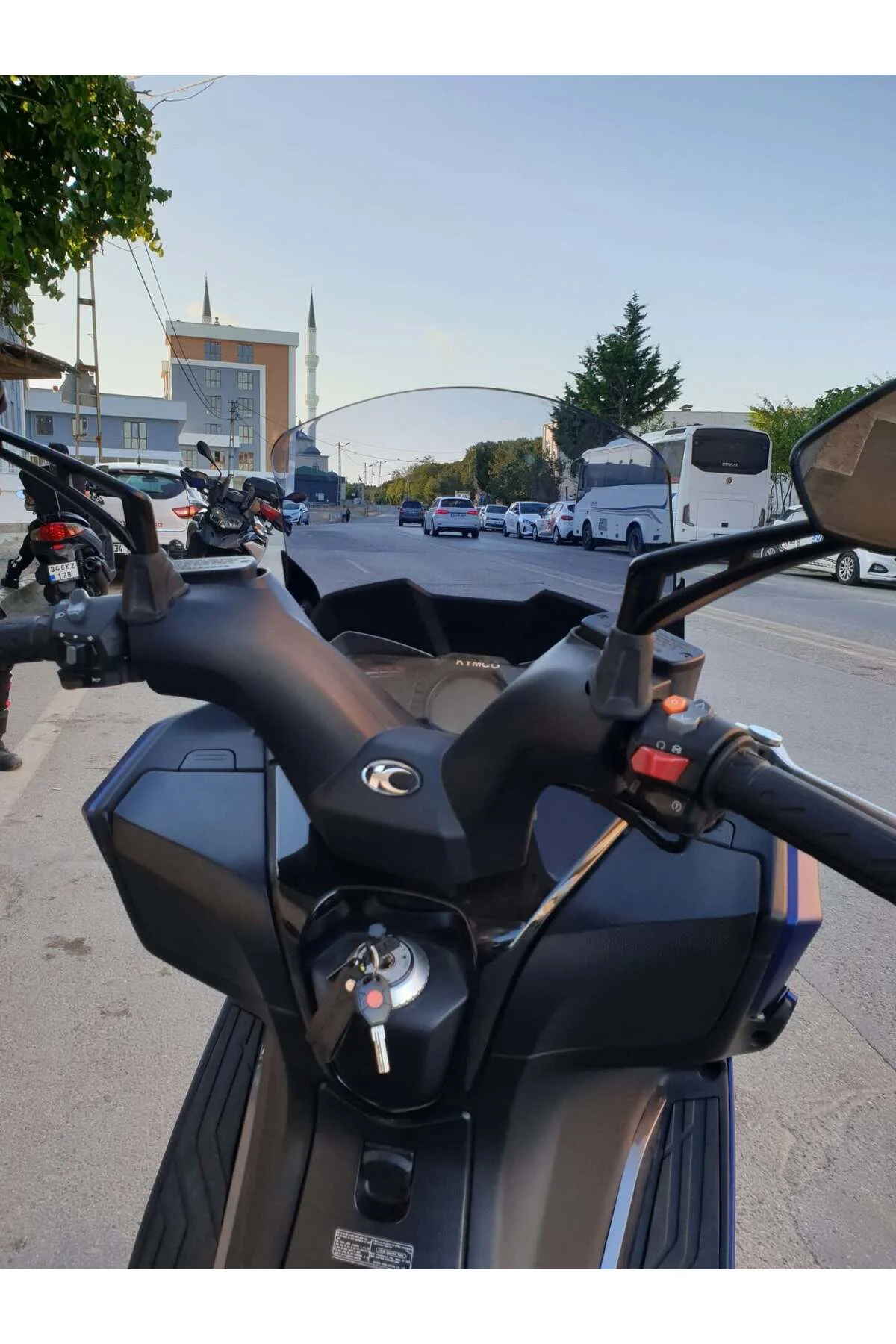 Kymco Downtown 250i Ön Cam 2016-2026-2026 Model 61cm Füme Renkli 