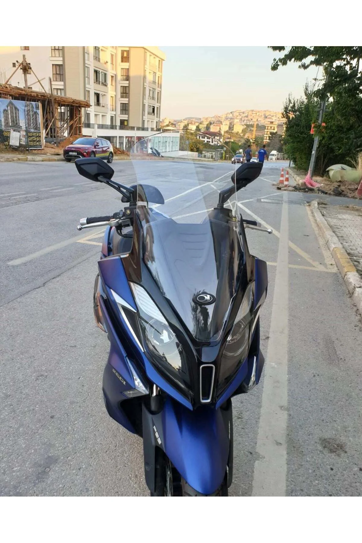 Kymco Downtown 250i Ön Cam 2016-2026-2026 Model 78cm Şeffaf Renkl