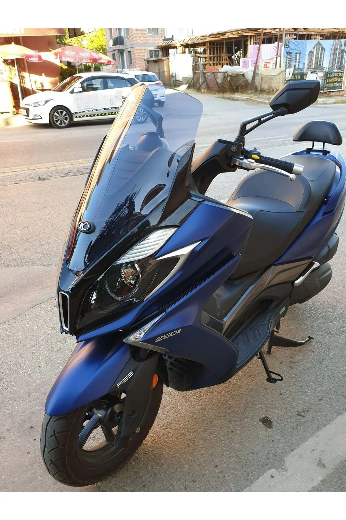 Kymco Downtown 250i Ön Cam 2016-2026-2026 Model 61cm Füme Renkli 