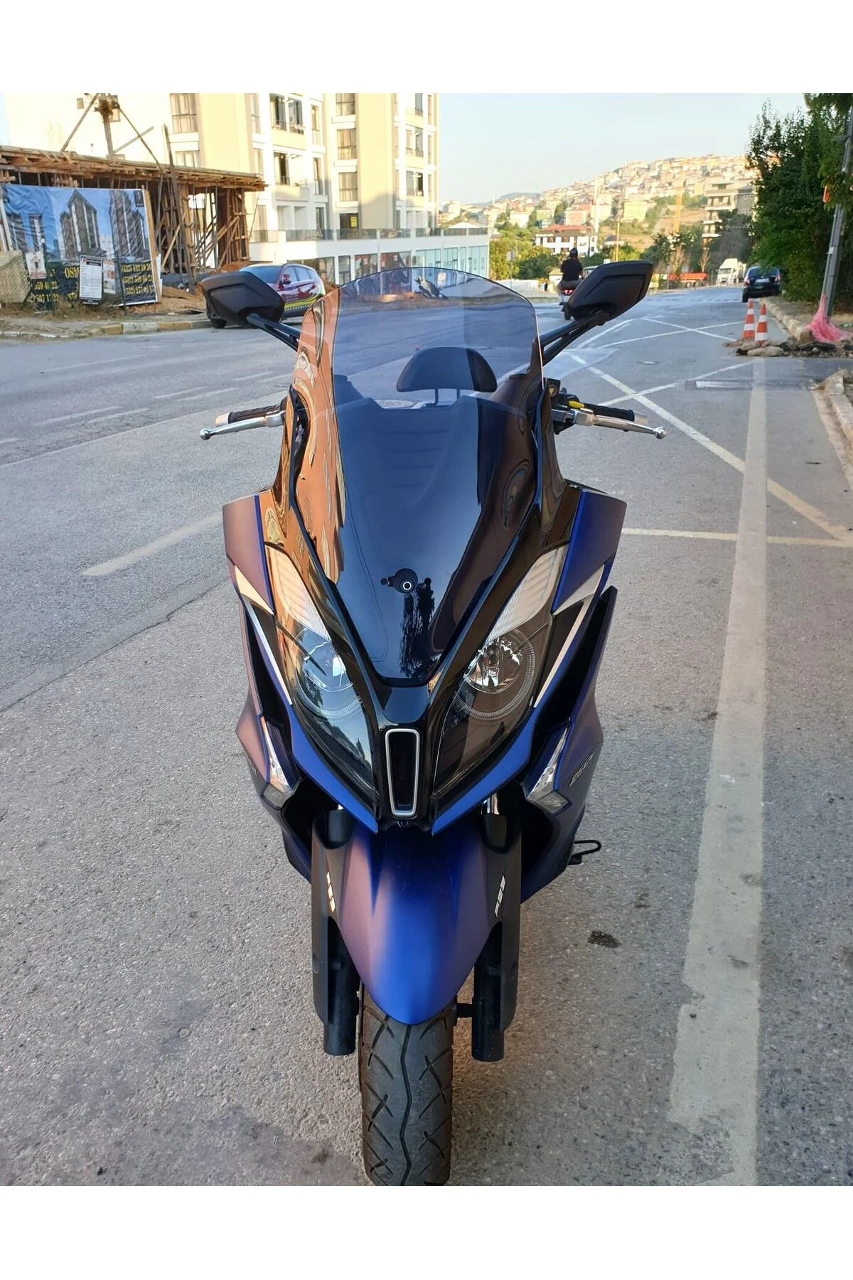 Kymco Downtown 250i Ön Cam 2016-2026-2026 Model 61cm Füme Renkli 