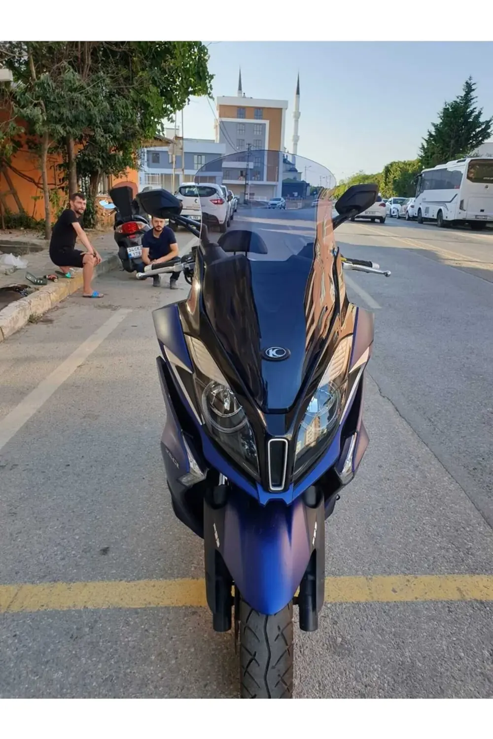 Kymco Downtown 250i Ön Cam 2016-2025 Model 78cm Füme Renkli 4mm U