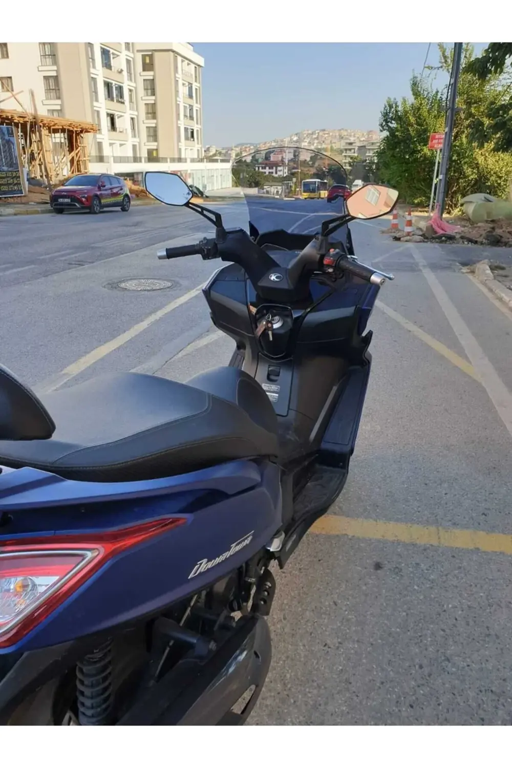 Kymco Downtown 250i Ön Cam 2016-2025 Model 78cm Füme Renkli 4mm U