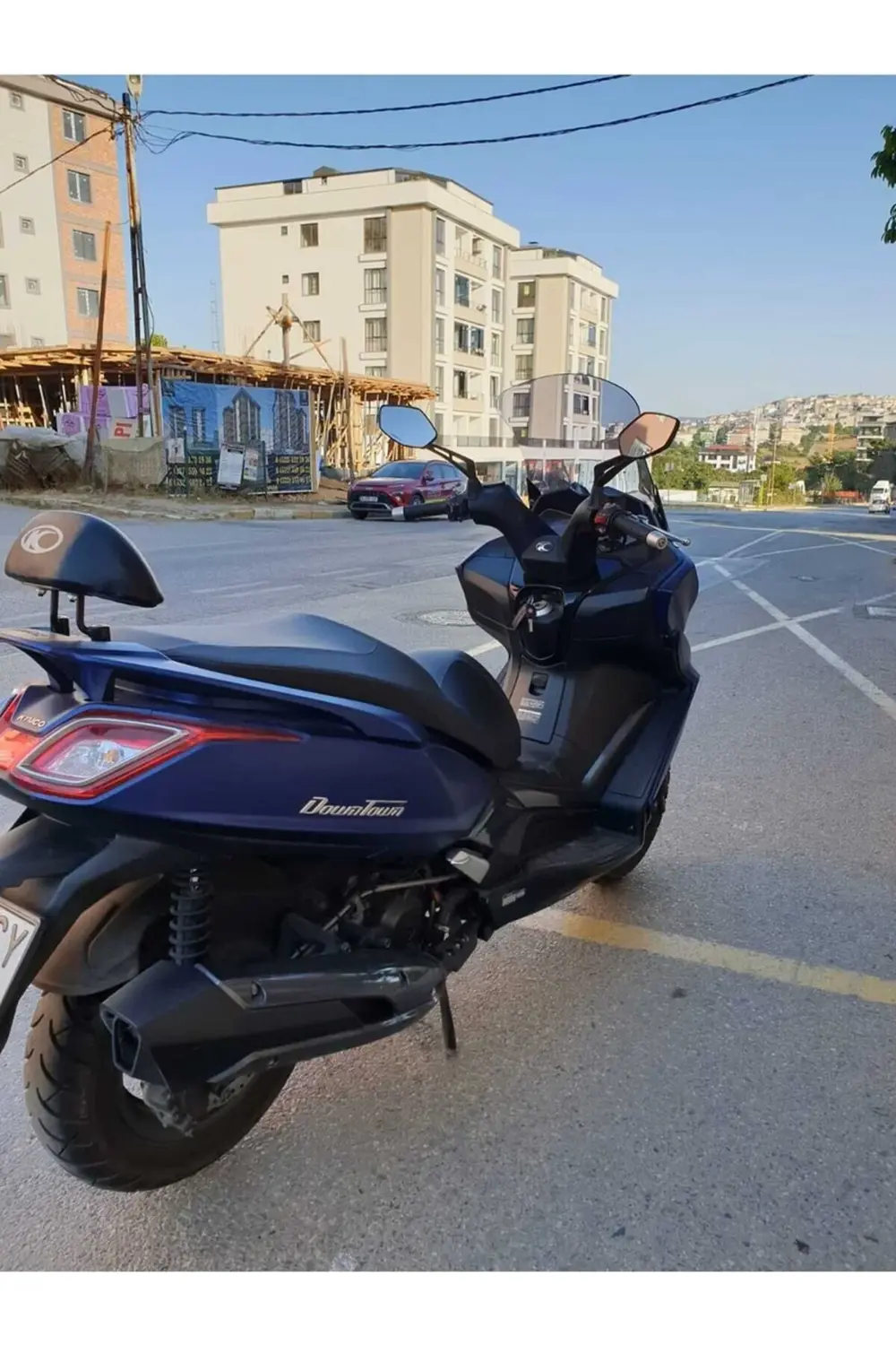 Kymco Downtown 250i Ön Cam 2016-2025 Model 78cm Füme Renkli 4mm U