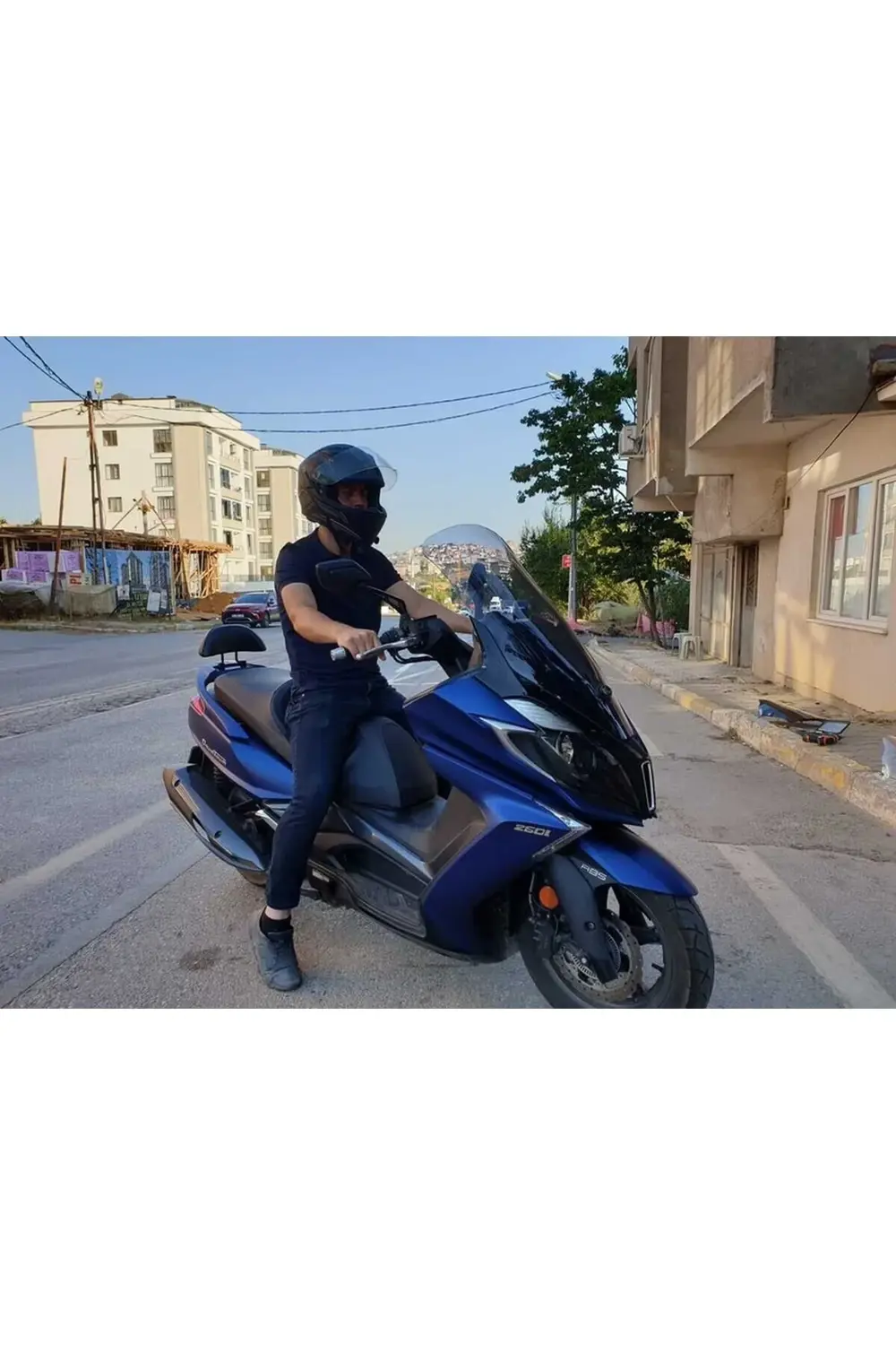Kymco Downtown 250i Ön Cam 2016-2025 Model 78cm Füme Renkli 4mm U