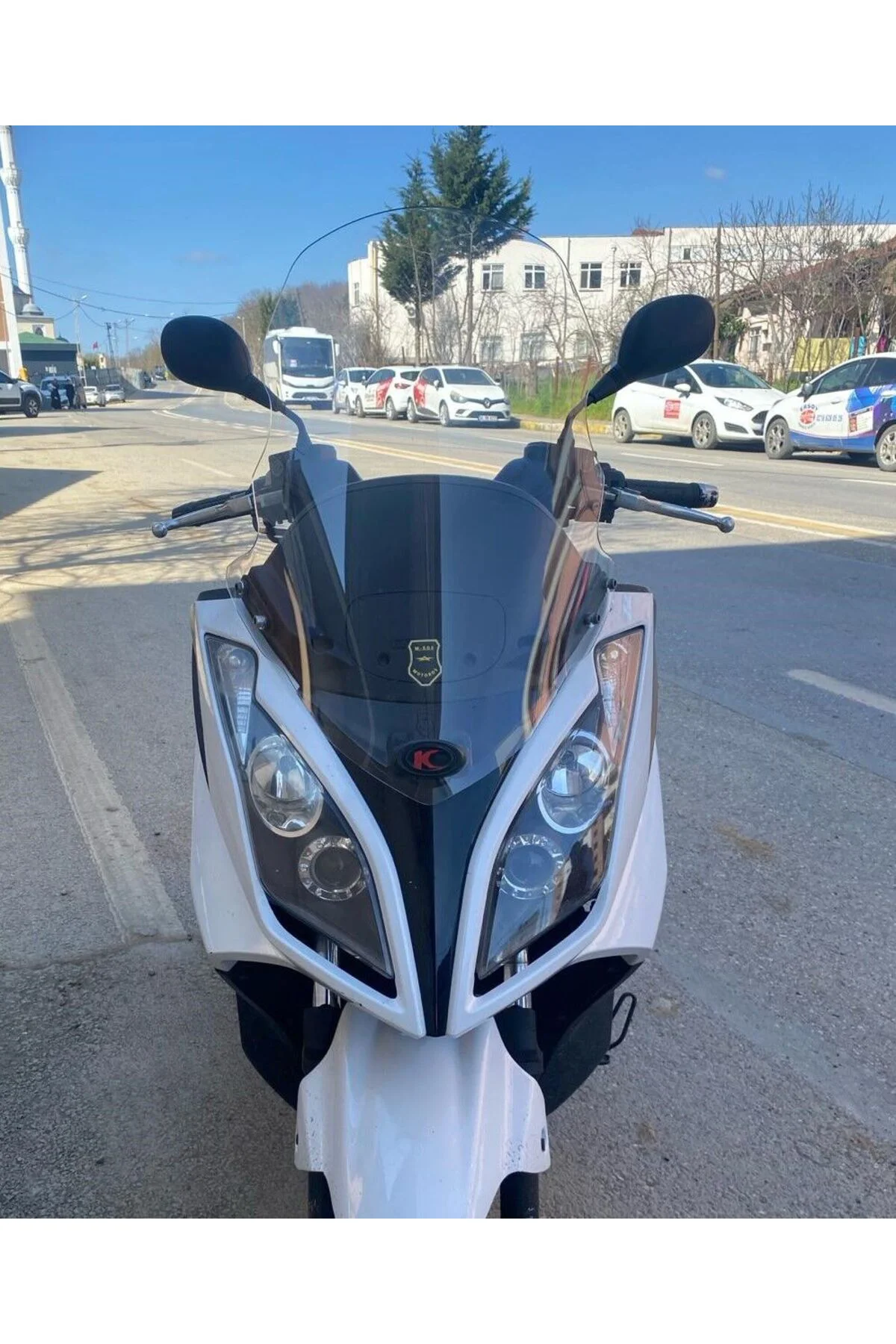 Kymco Downtown 300i Ön Cam 2009-2017 Model 67cm Şeffaf renk 4mm