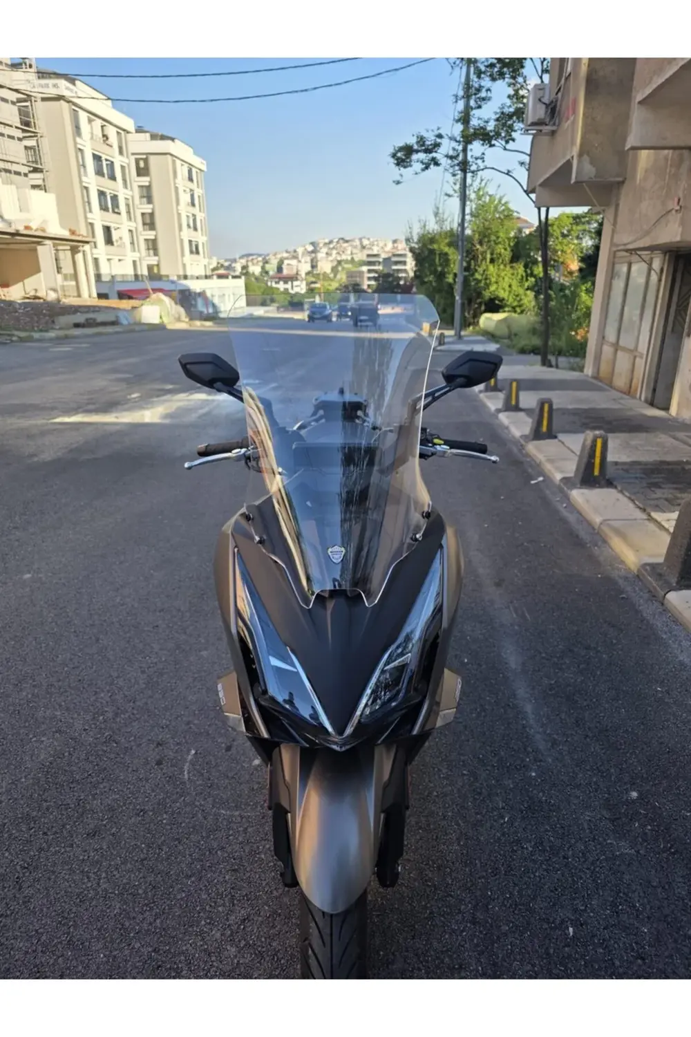 Kymco Downtown GT 350 Ön Cam 2025 Model 62cm Şeffaf Renkli 4mm
