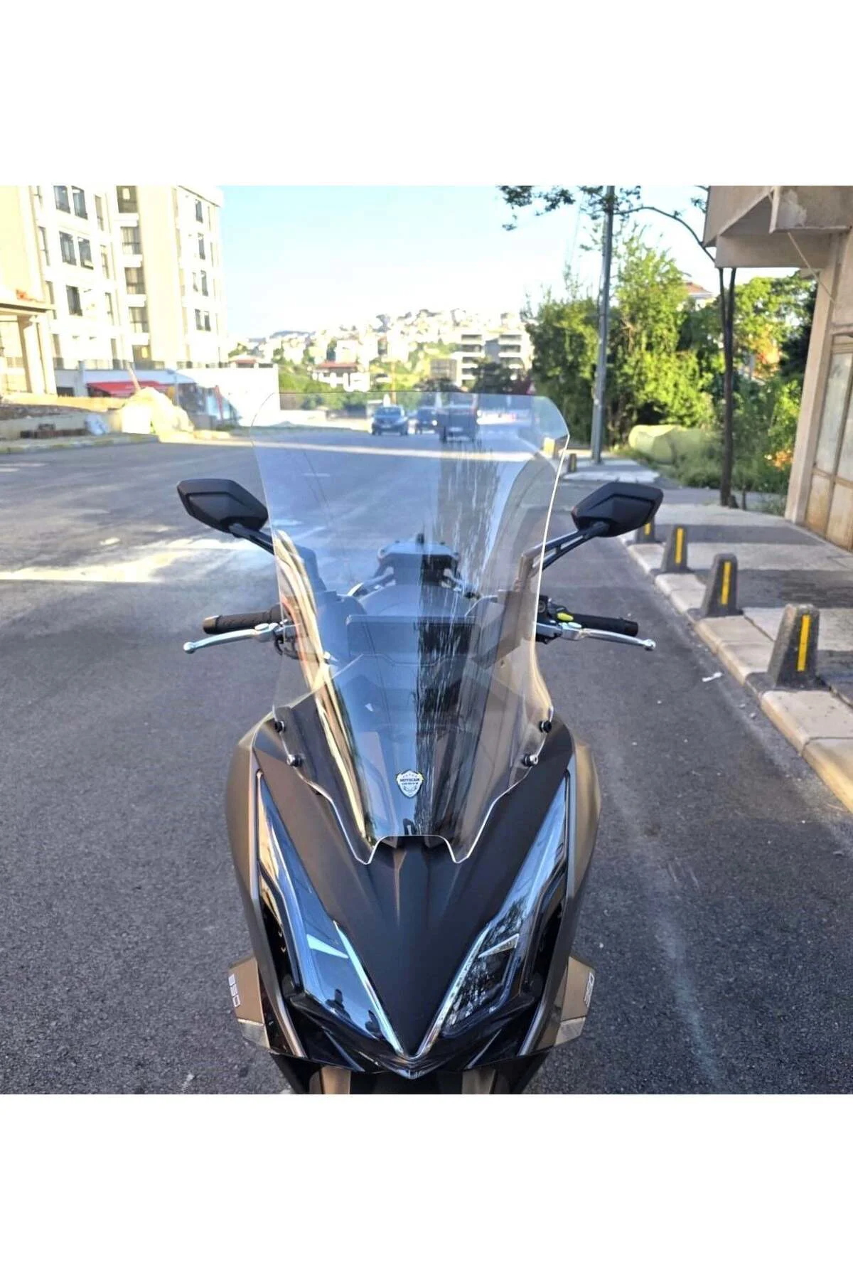 Kymco Downtown GT 350 Ön Cam 2024-2026 Model 62cm Şeffaf Renkli 4