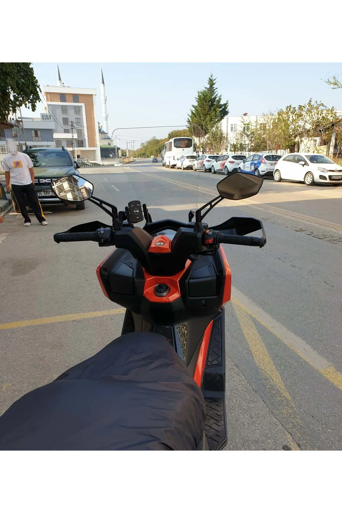 Kymco DTX 250 Ön Cam 2021-2026 Model 67cm Şeffaf Renkli 4mm UZUN
