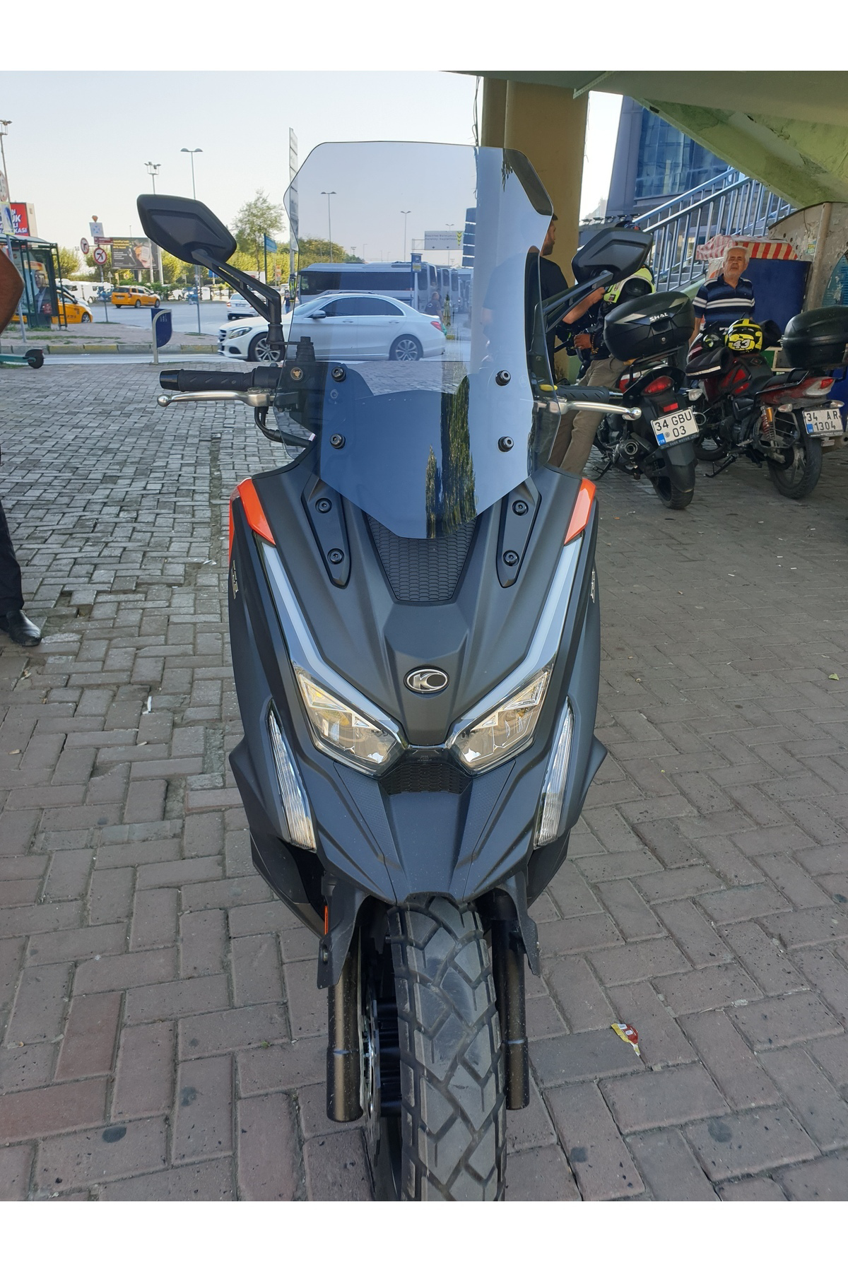 Motocam Kymco Dtx 360 Ön Cam 2022-2023 Model 65Cm Açıkfüme Renkli 4Mm Uzu