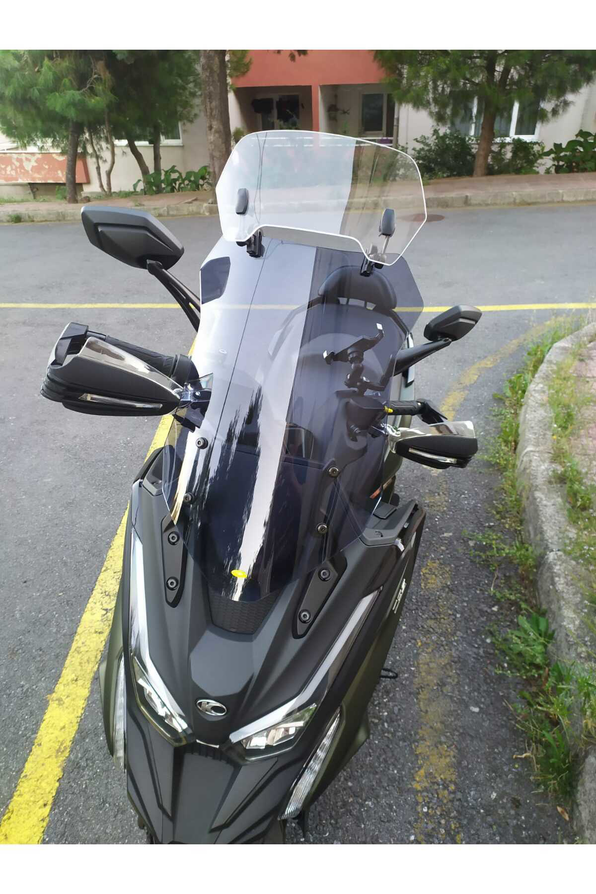 Motocam Kymco Dtx 360 Ön Cam 2022-2023 Model 65Cm Açıkfüme Renkli 4Mm Uzu